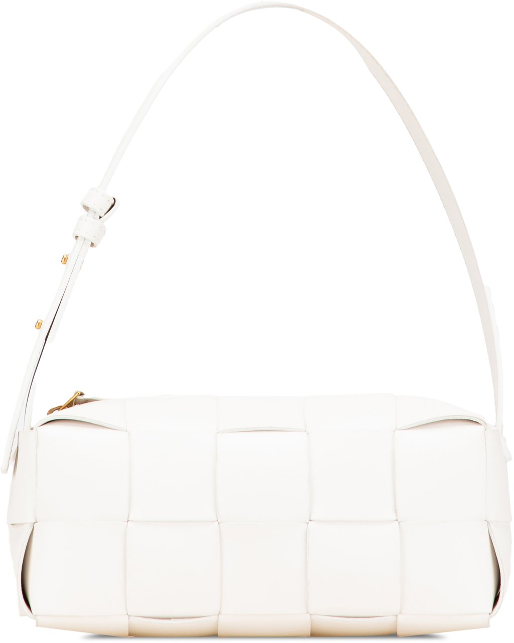 Bottega Veneta Small Lambskin Intrecciato Brick Cassette Wit