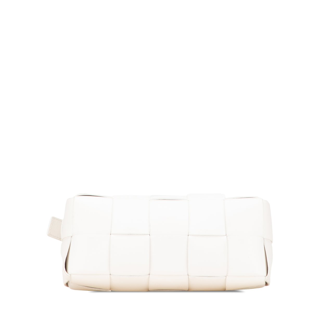 Bottega Veneta Small Lambskin Intrecciato Brick Cassette Wit