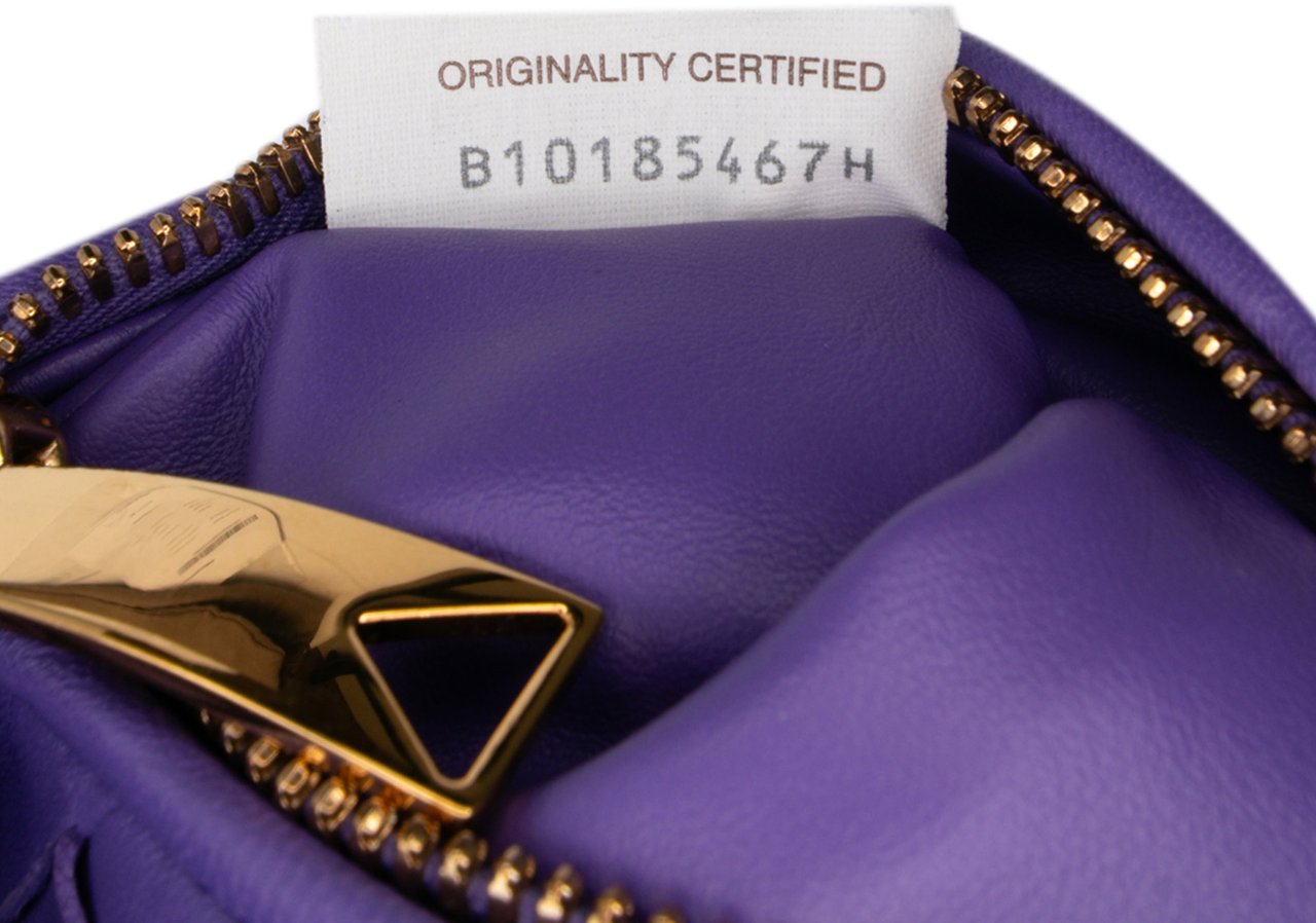 Bottega Veneta Mini Nappa Intrecciato Jodie Paars