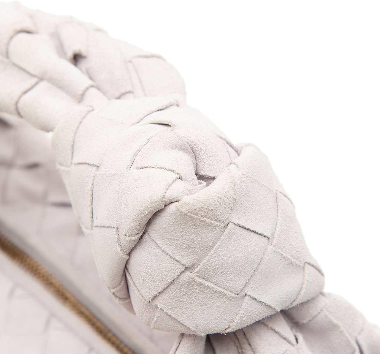 Bottega Veneta Mini Suede Intrecciato Jodie Wit