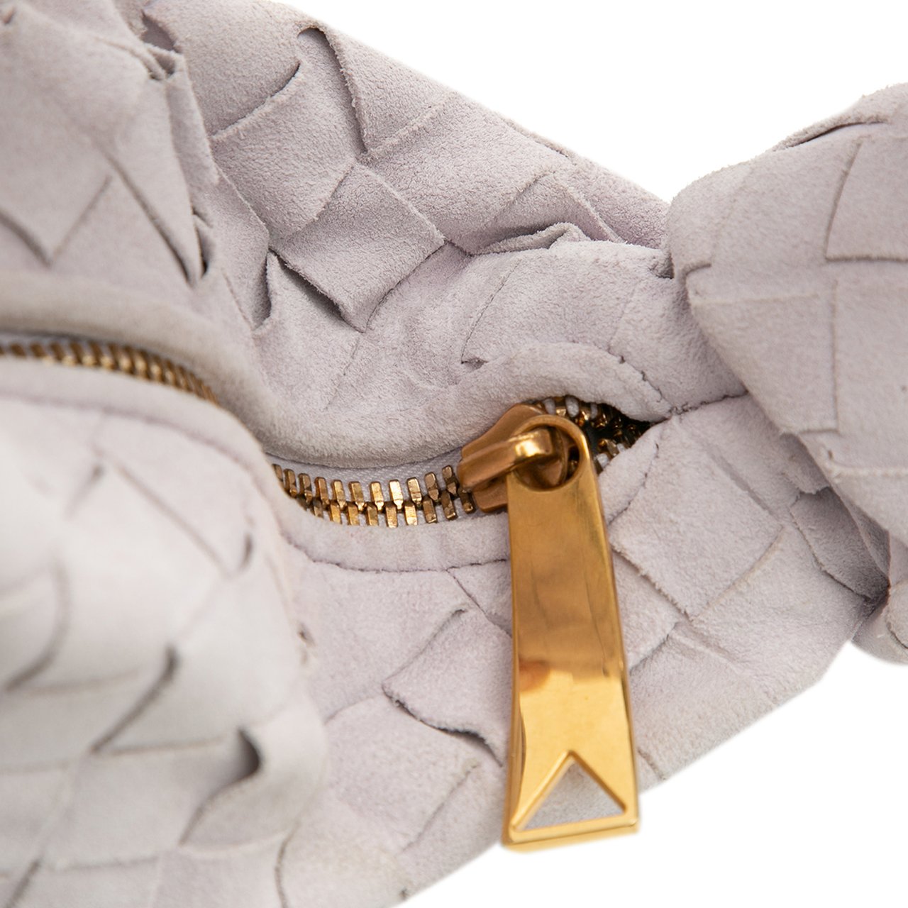 Bottega Veneta Mini Suede Intrecciato Jodie Wit