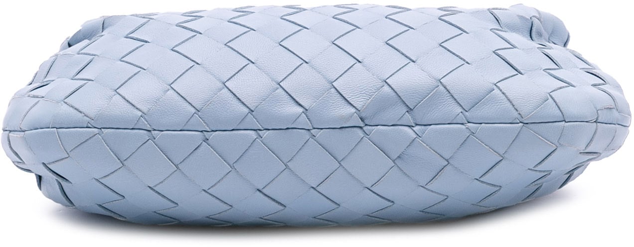 Bottega Veneta Mini Nappa Intrecciato Jodie Blauw