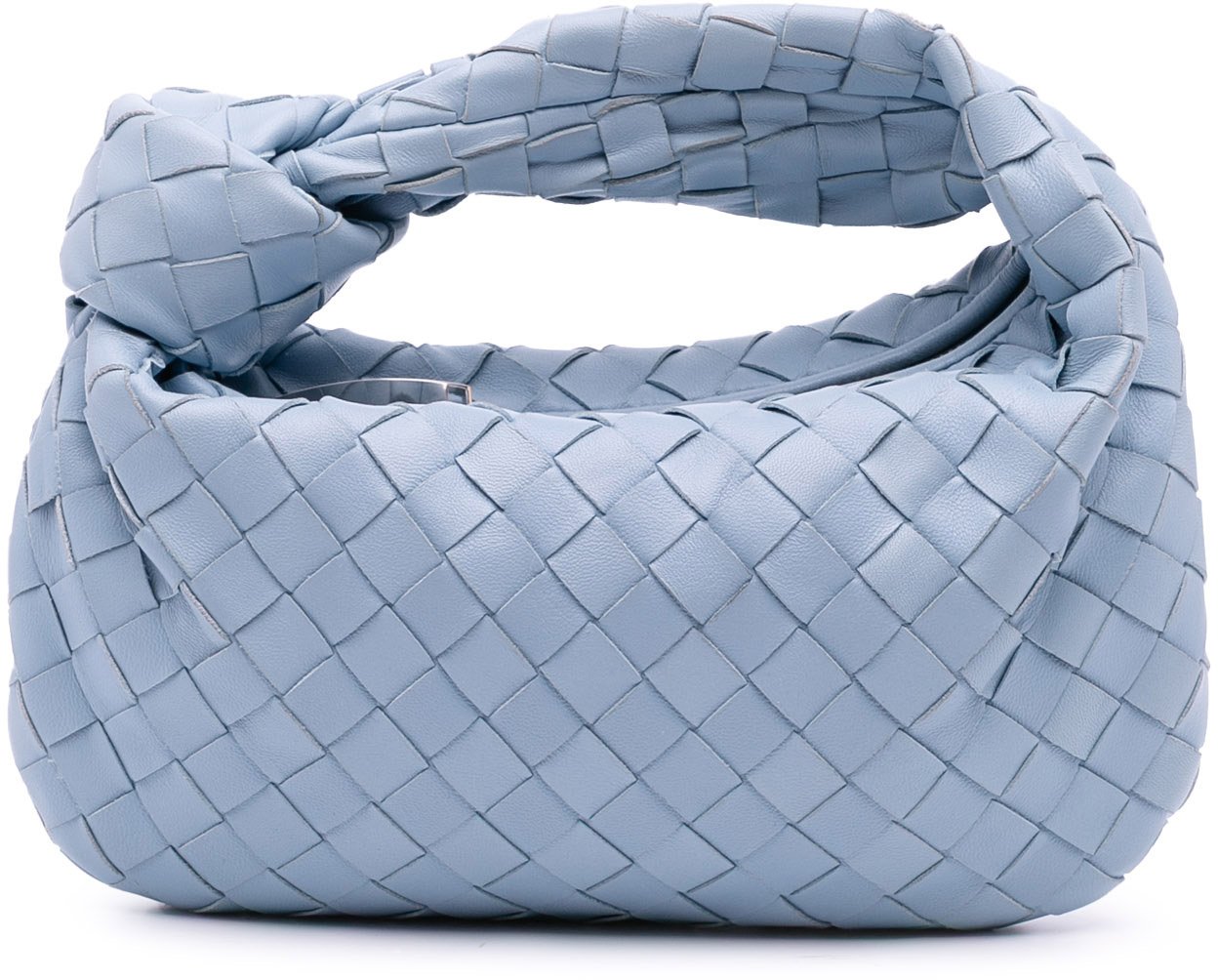 Bottega Veneta Mini Nappa Intrecciato Jodie Blauw