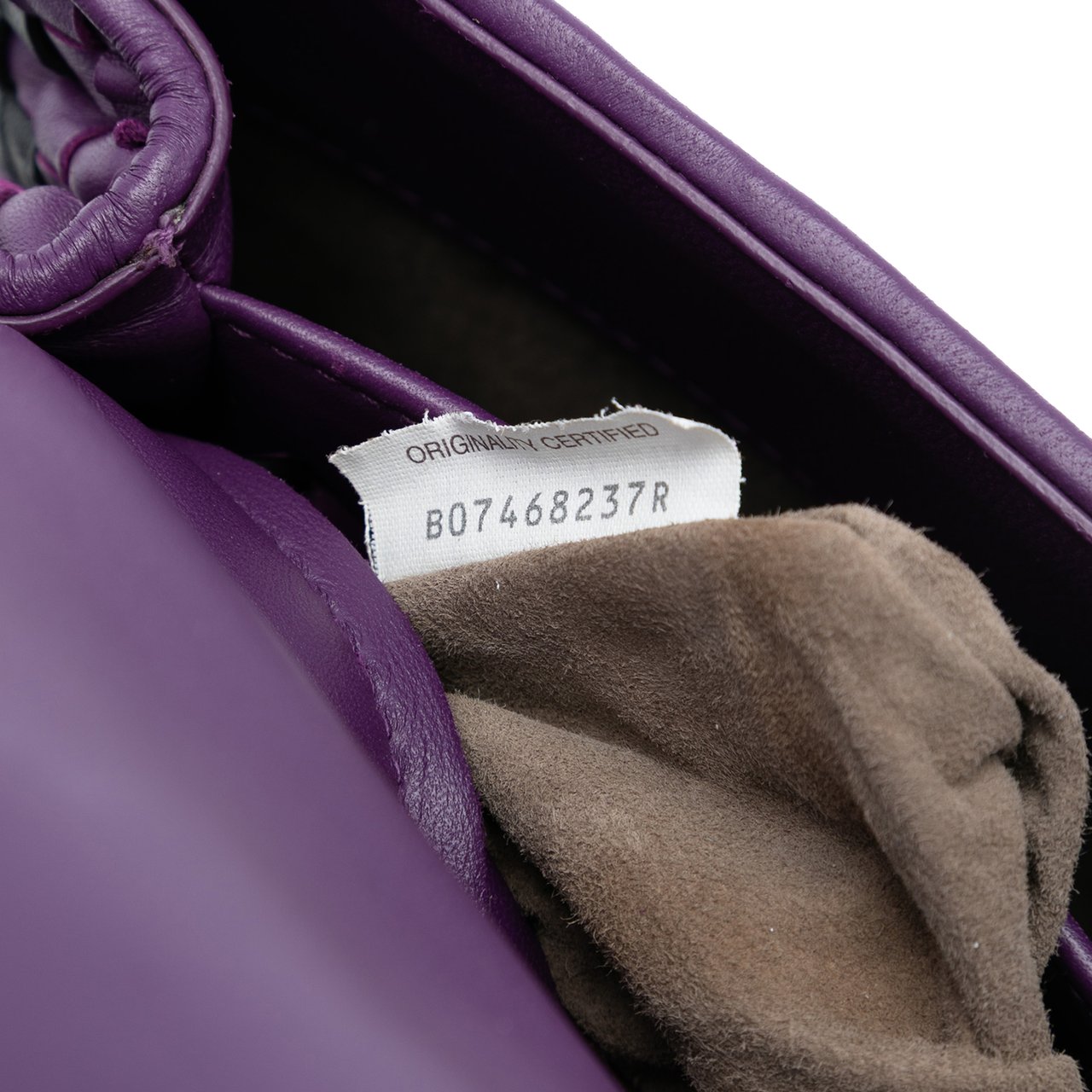 Bottega Veneta Small Bicolor Nappa Intrecciato Olimpia Shoulder Bag Paars