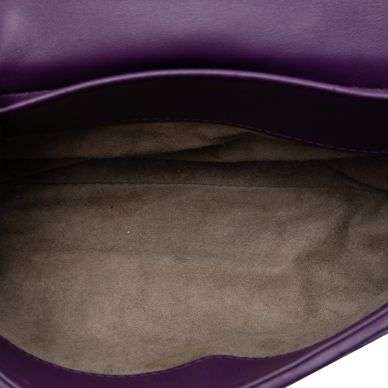 Bottega Veneta Small Bicolor Nappa Intrecciato Olimpia Shoulder Bag Paars