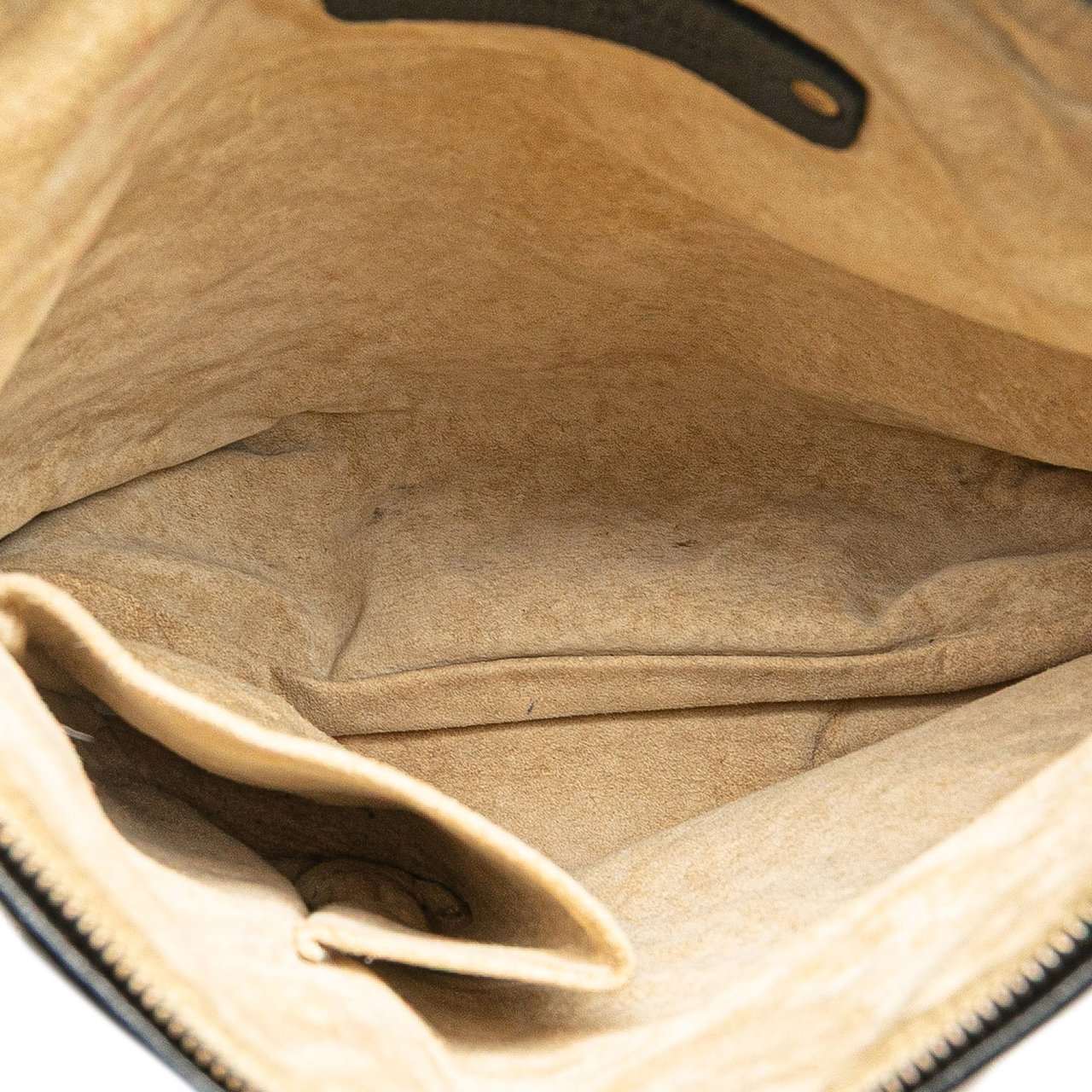 Bottega Veneta Nappa Intrecciato Shoulder Bag Zwart