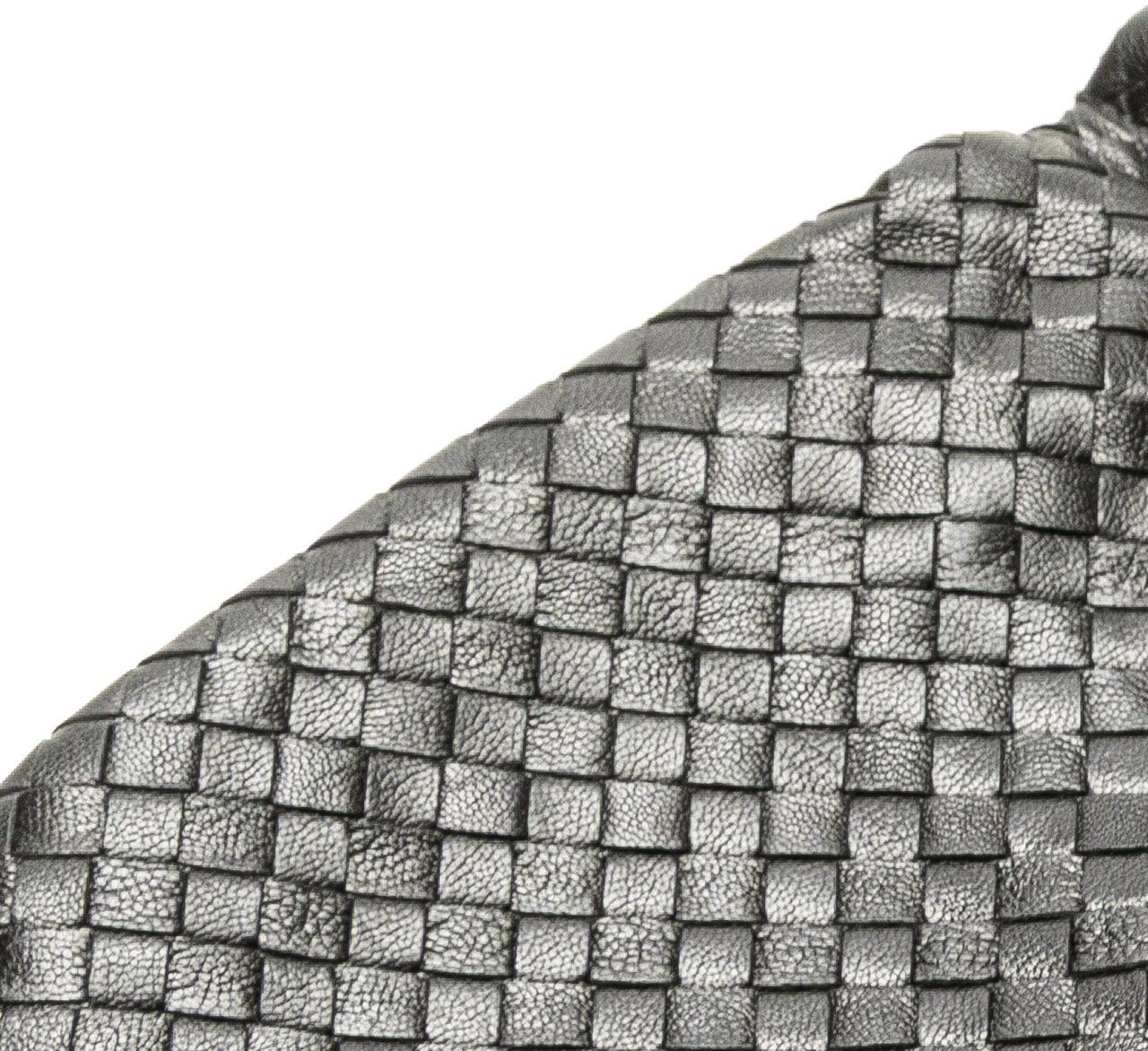 Bottega Veneta Nappa Intrecciato Shoulder Bag Zwart