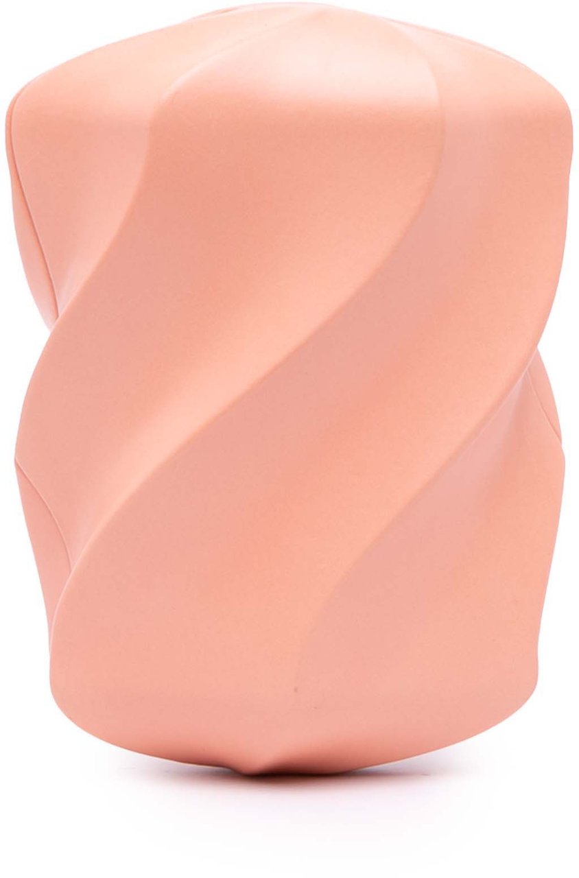 Bottega Veneta Calfskin The Whirl Clutch Roze