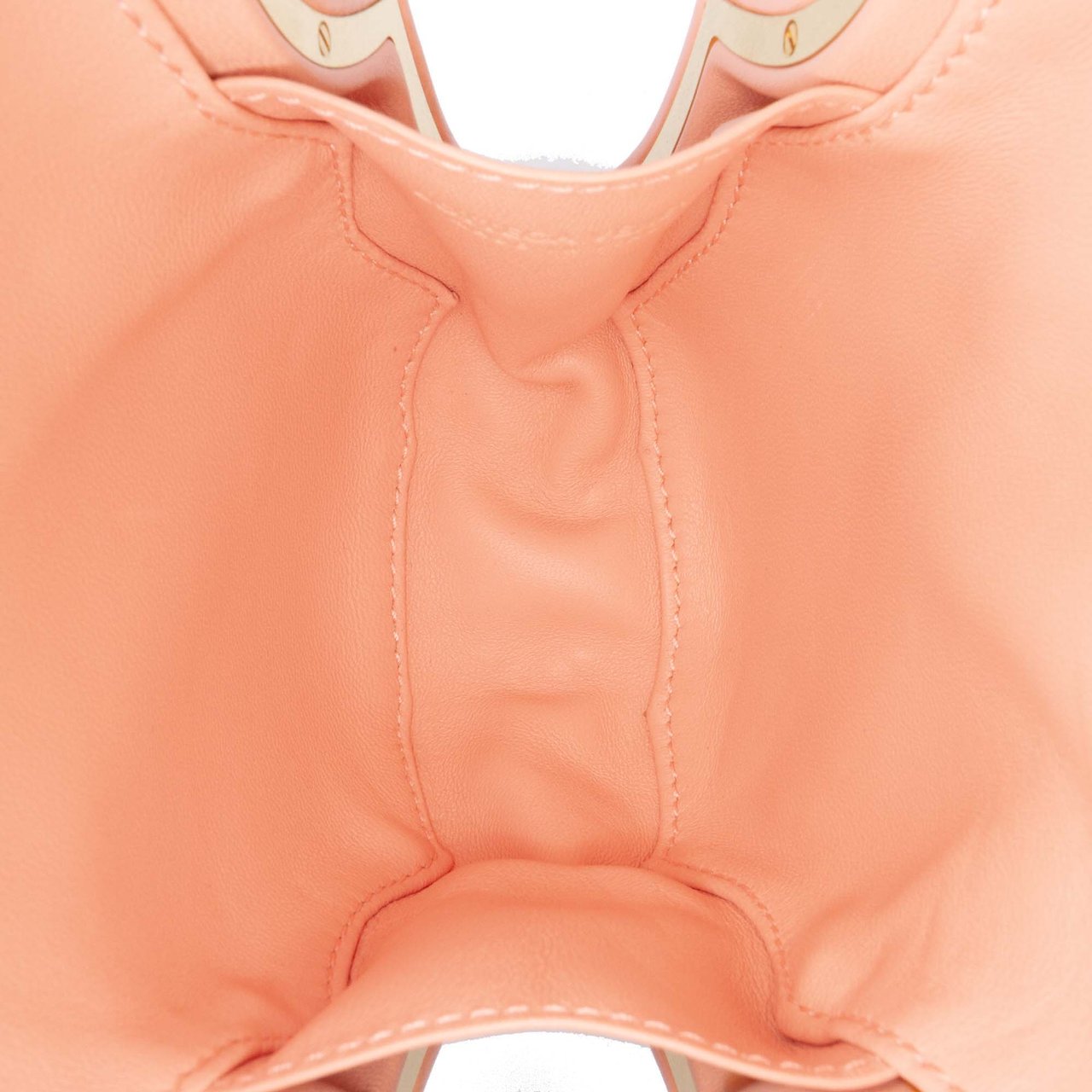 Bottega Veneta Calfskin The Whirl Clutch Roze