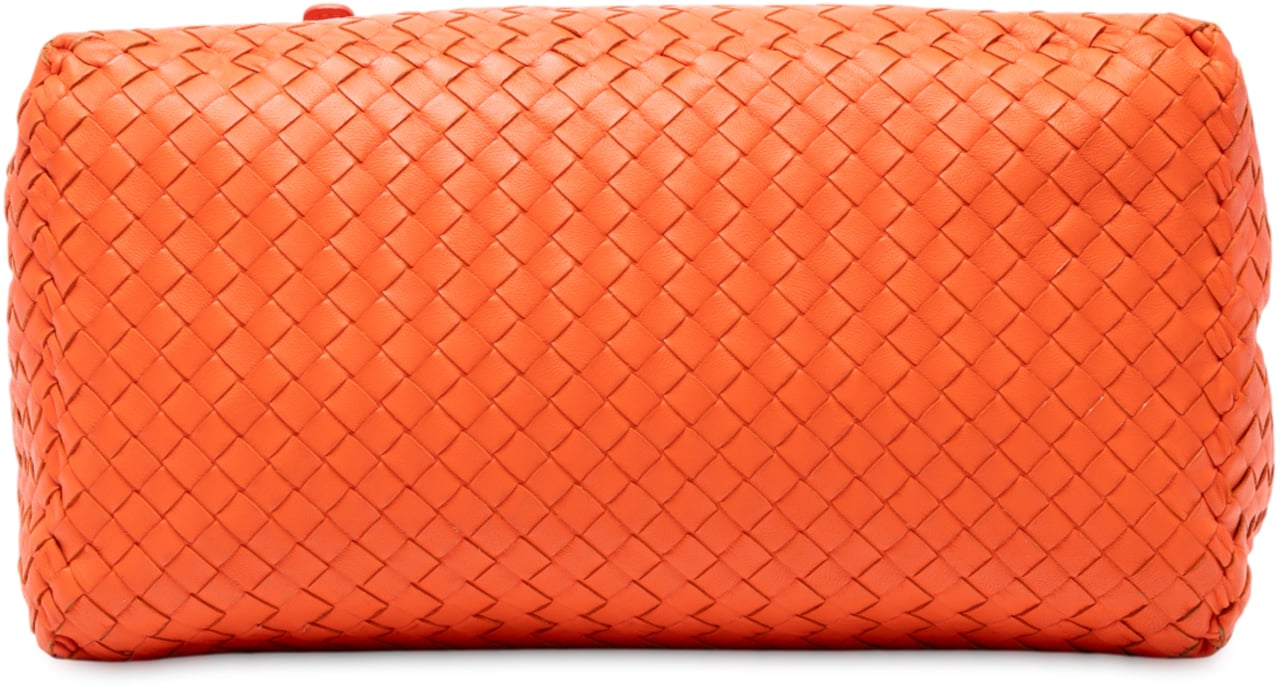 Bottega Veneta Medium Nappa Intrecciato Cesta Tote Oranje