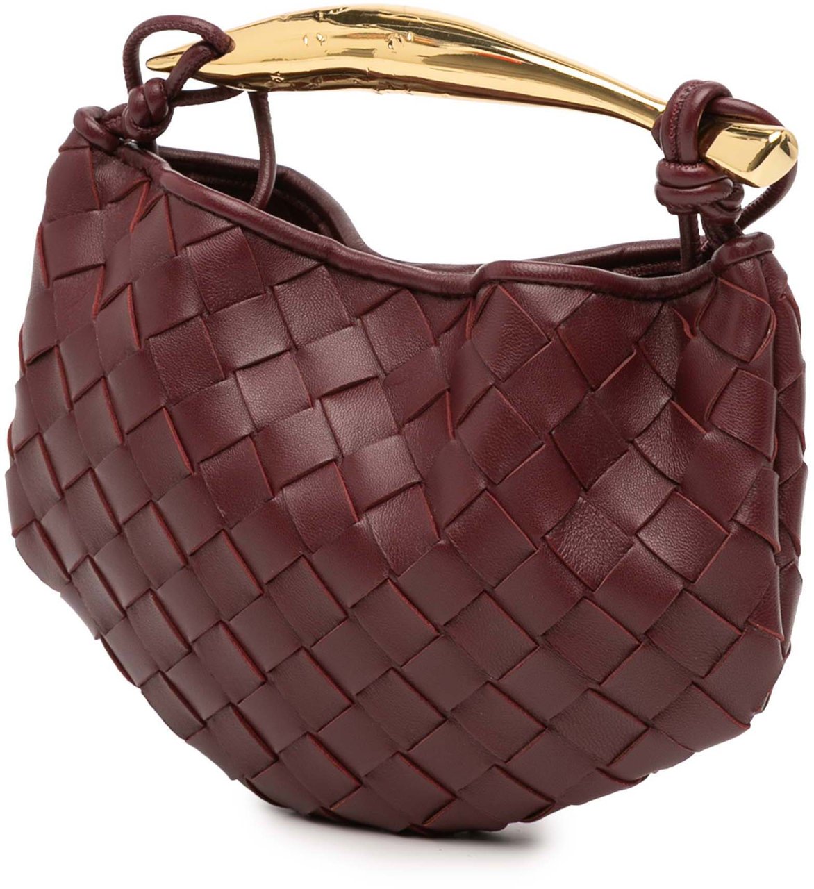 Bottega Veneta Baby Lambskin Intrecciato Sardine Rood