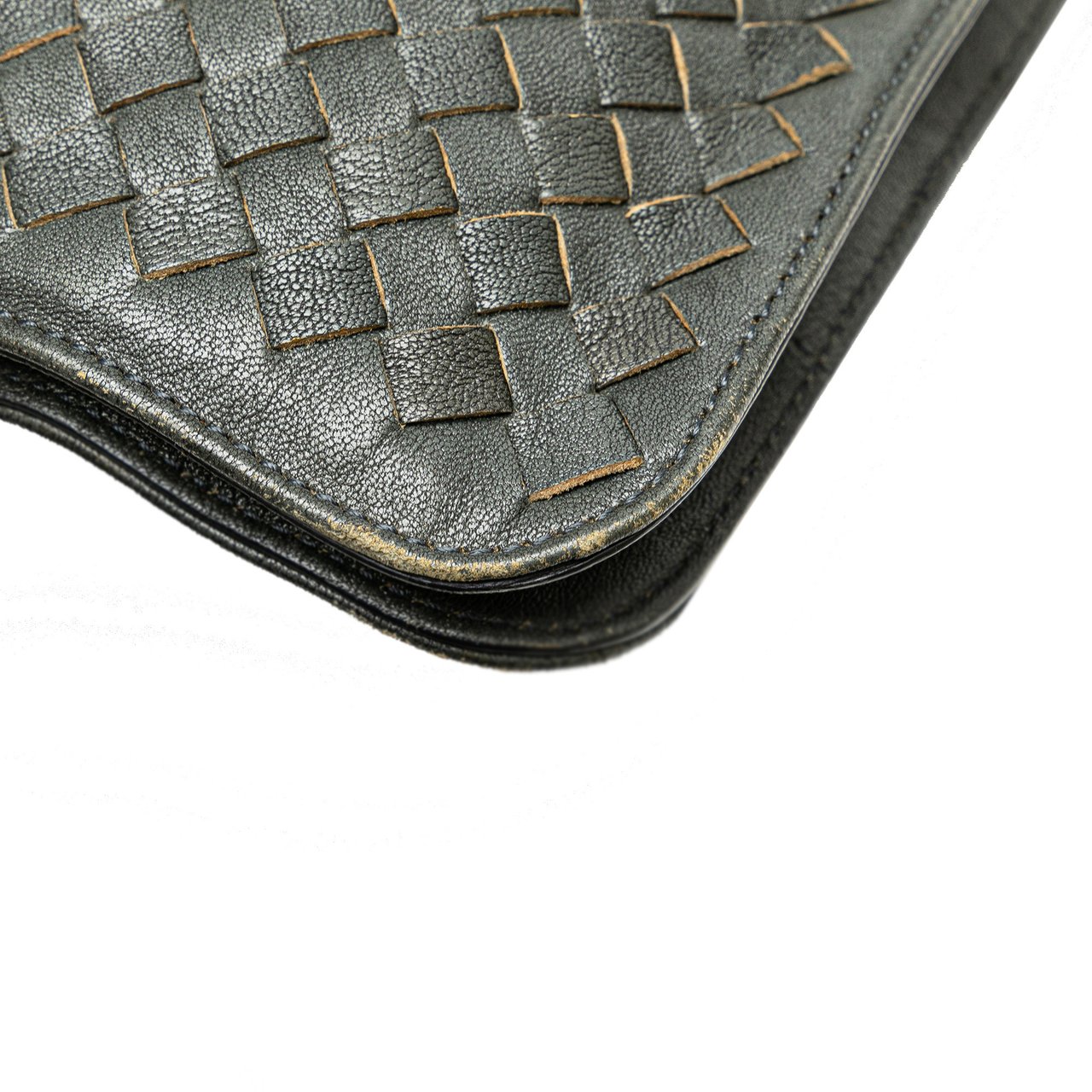 Bottega Veneta Nappa Intrecciato Club Fume Briefcase Bruin