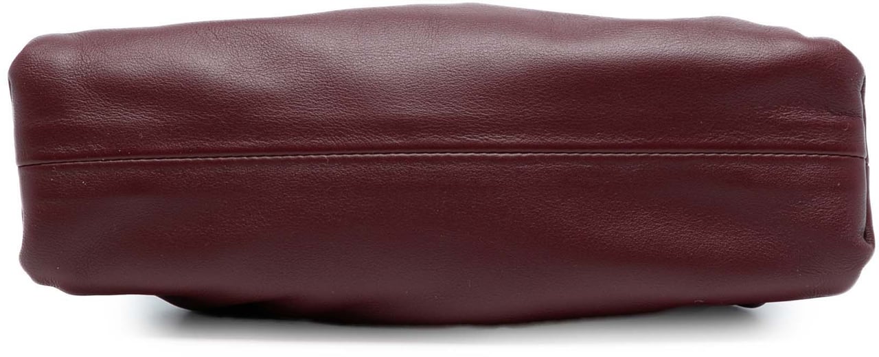 Bottega Veneta Lambskin The Mini Pouch Crossbody Rood