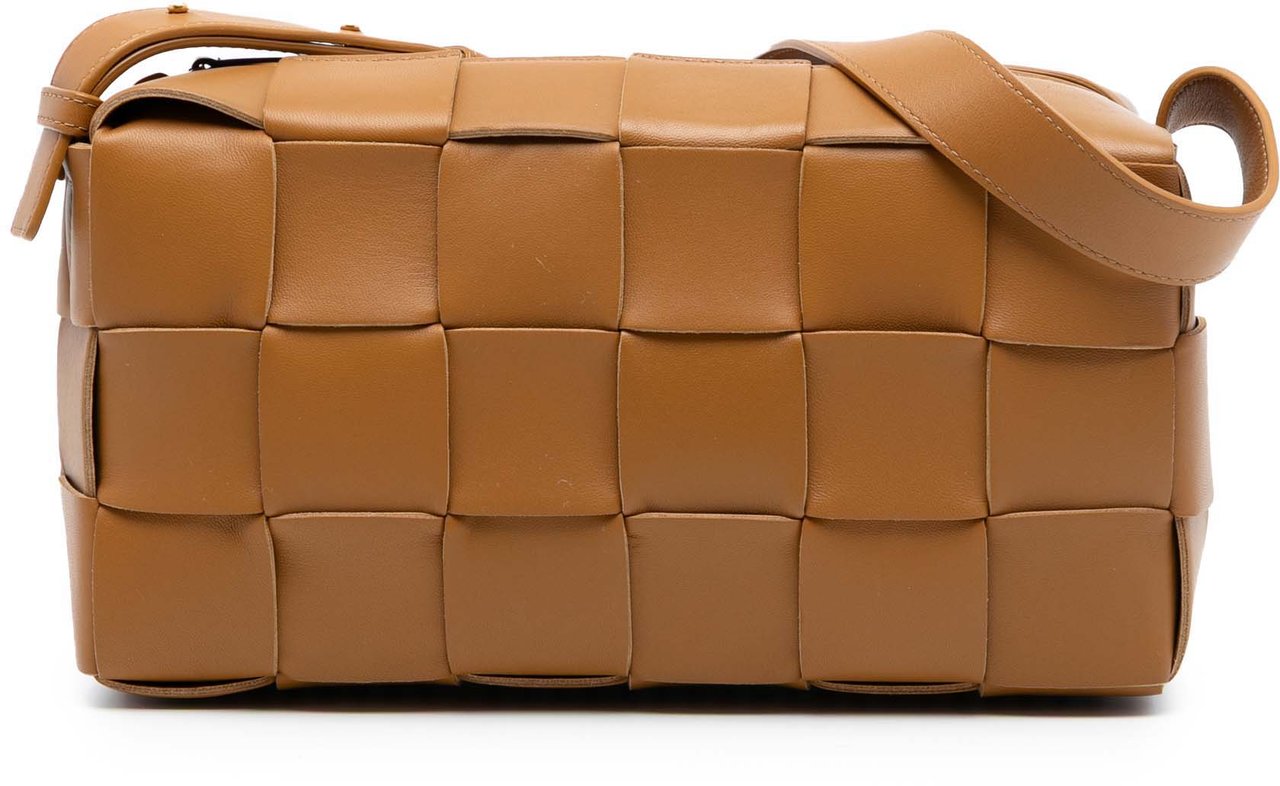 Bottega Veneta Nappa Intrecciato Brick Cassette Bruin