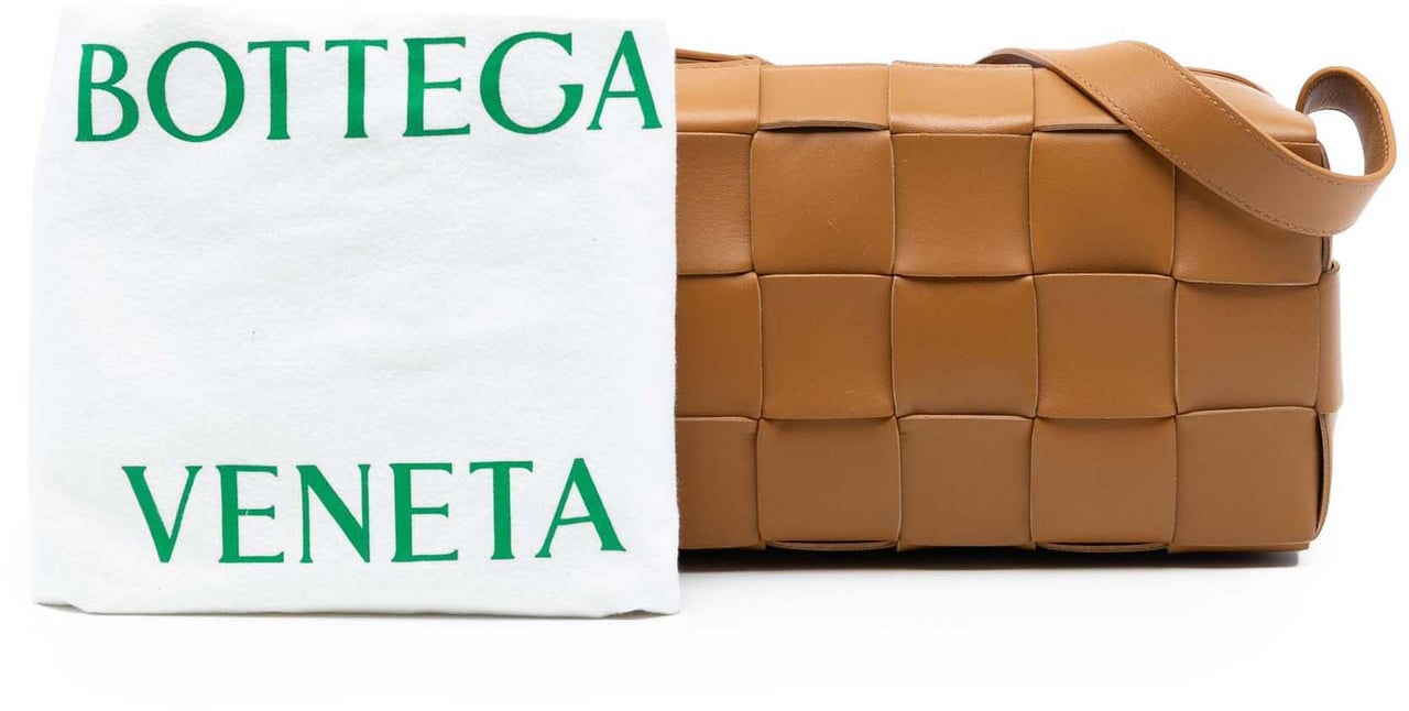 Bottega Veneta Nappa Intrecciato Brick Cassette Bruin