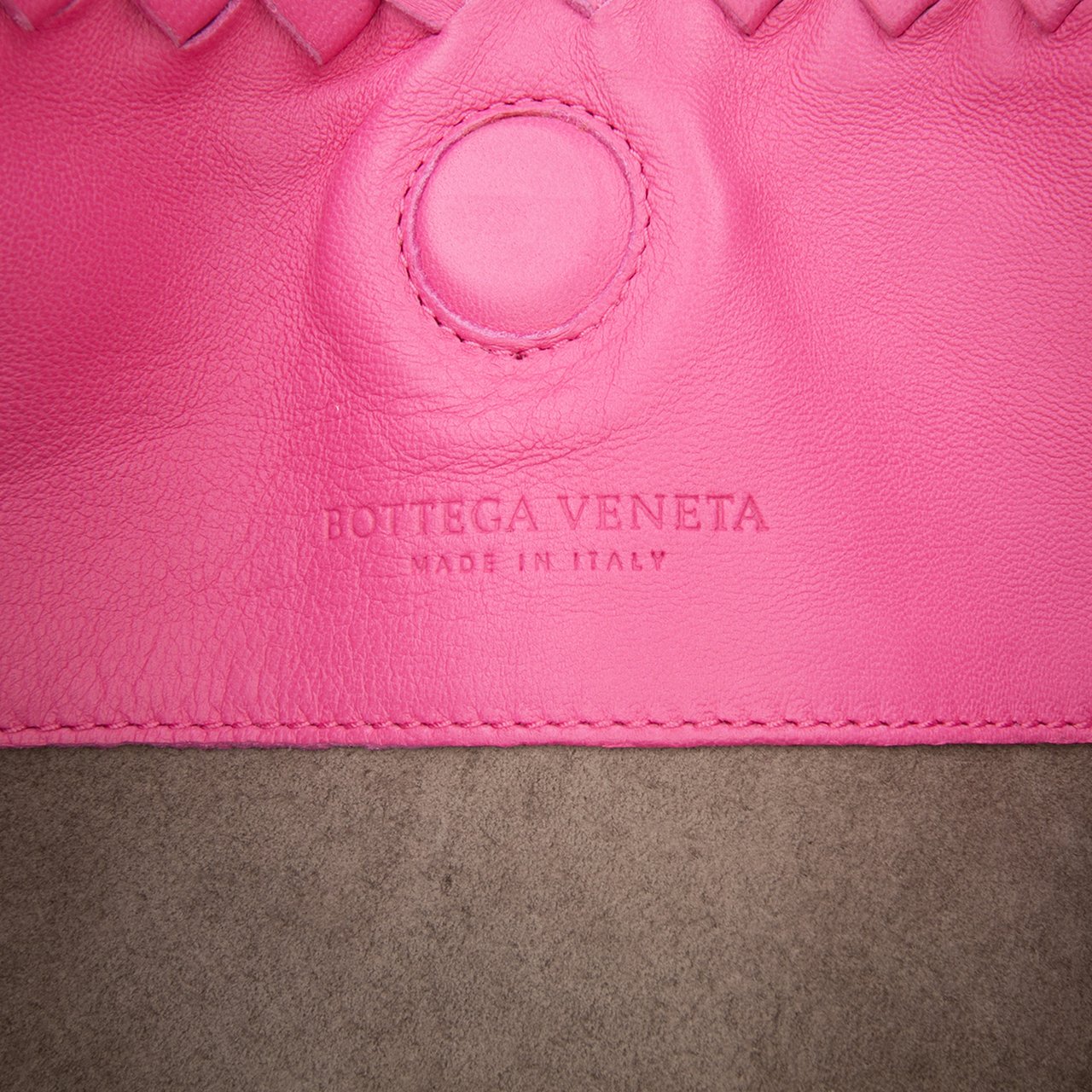 Bottega Veneta Nappa Intrecciato Duo Shoulder Bag Roze