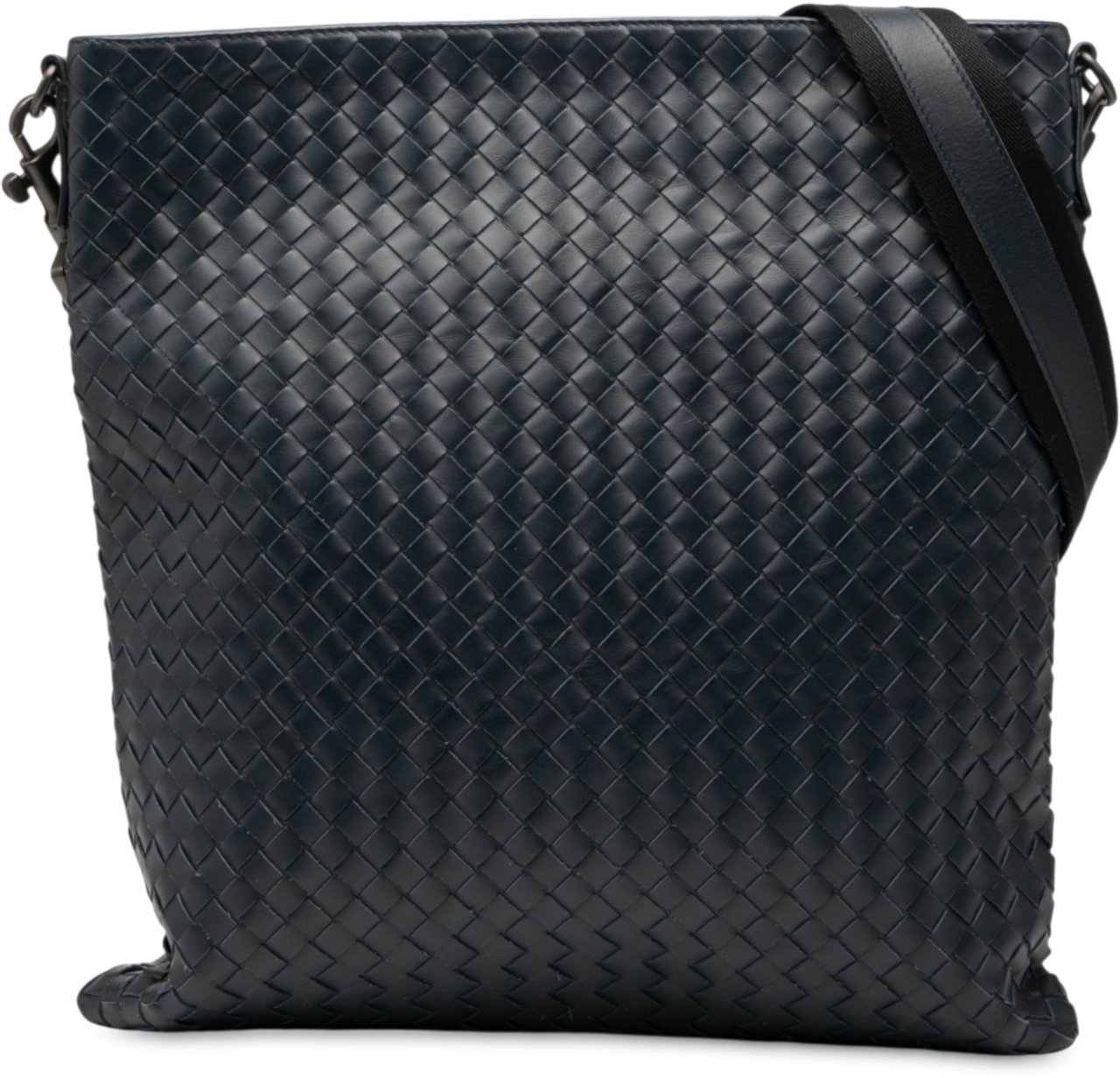 Bottega Veneta Nappa Intrecciato VN Crossbody Blauw