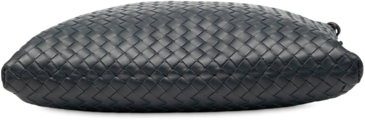 Bottega Veneta Nappa Intrecciato VN Crossbody Blauw