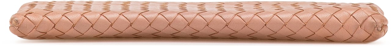 Bottega Veneta Nappa Intrecciato Clutch Bruin