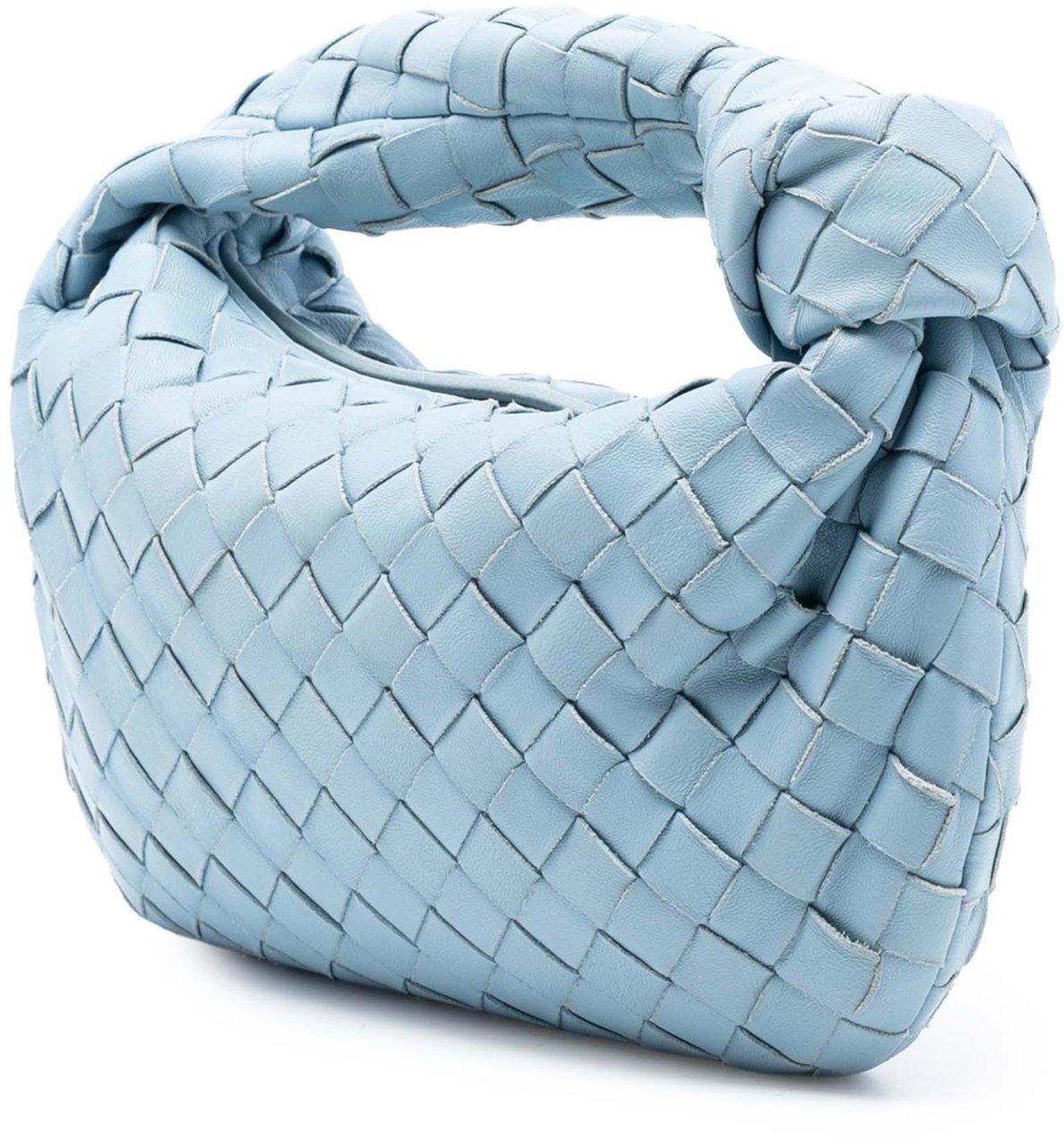 Bottega Veneta Mini Nappa Intrecciato Jodie Blauw