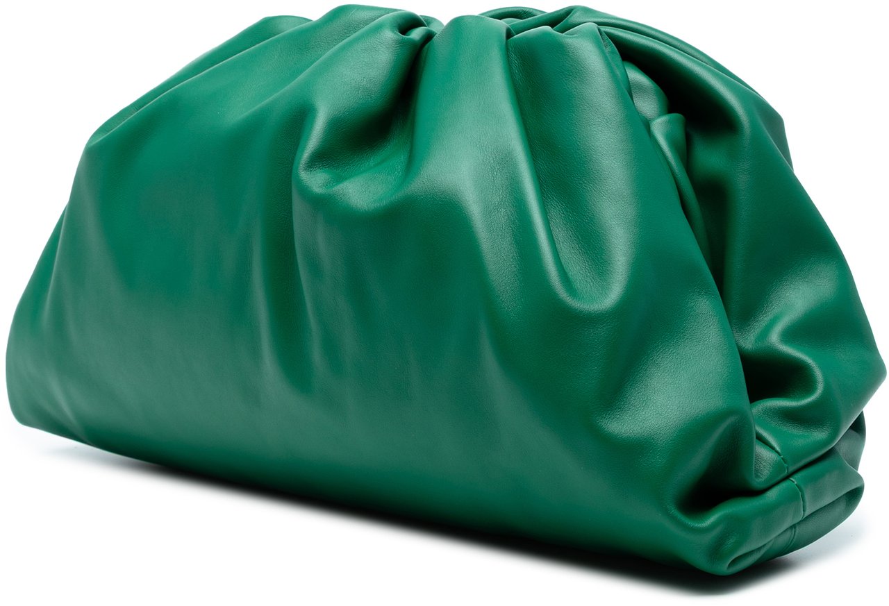 Bottega Veneta Lambskin The Pouch Groen