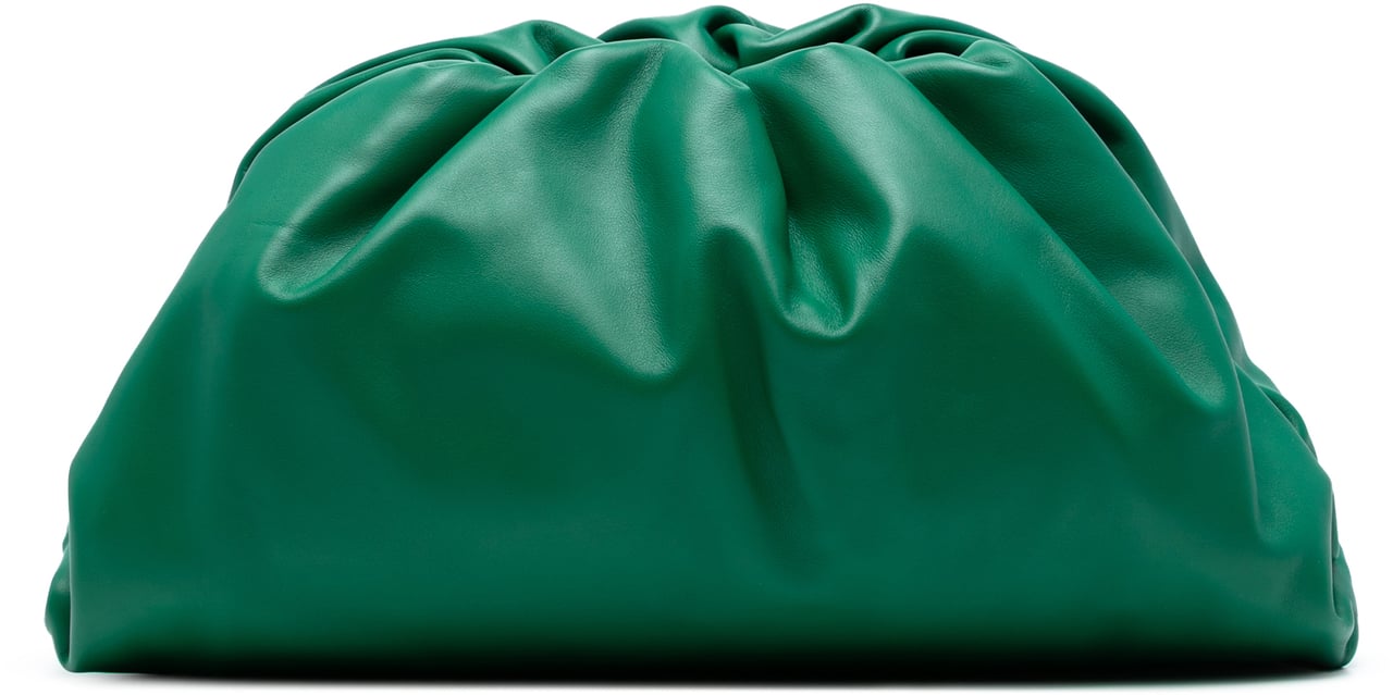Bottega Veneta Lambskin The Pouch Groen