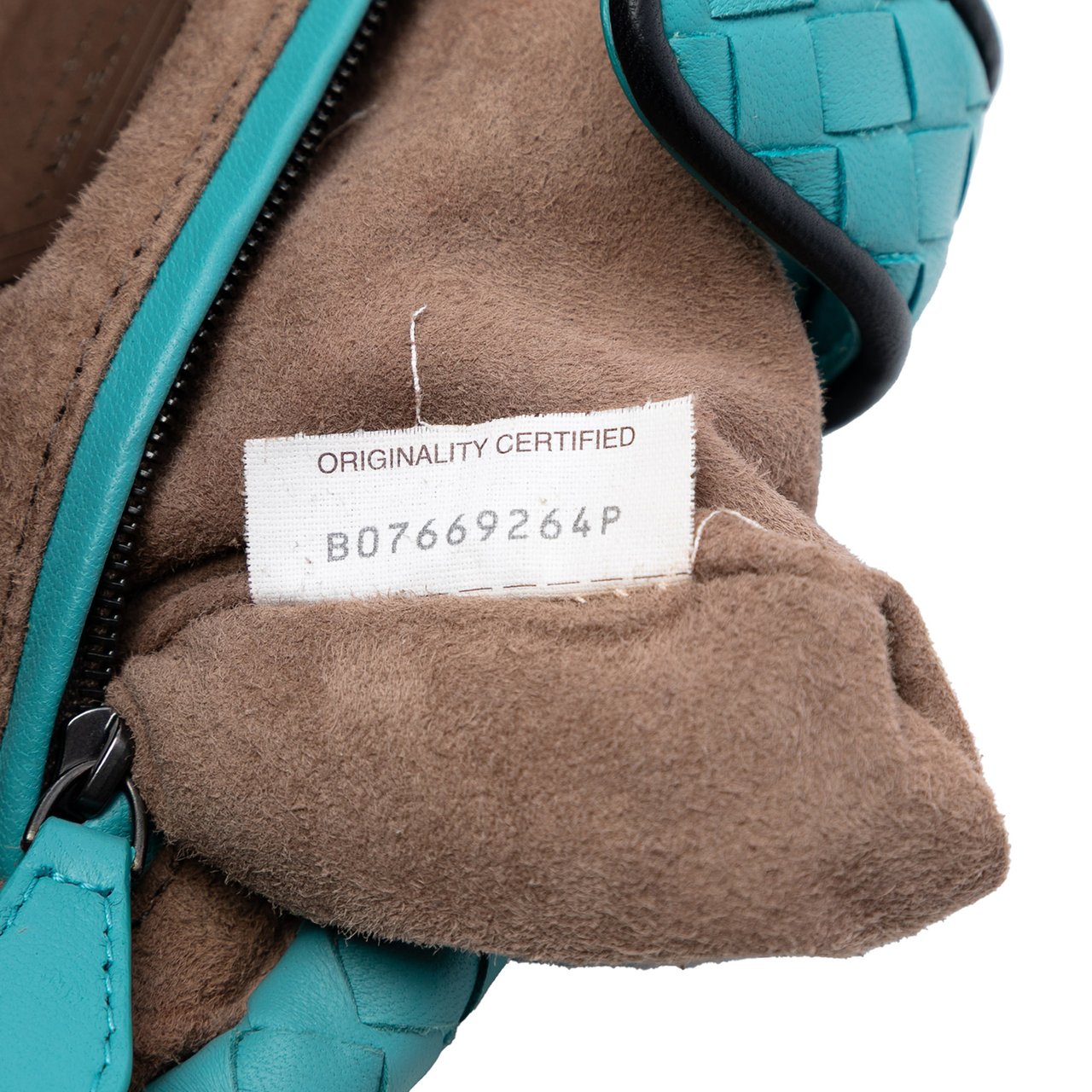 Bottega Veneta Bicolor Nappa Intrecciato The Lauren 1980 Clutch Blauw