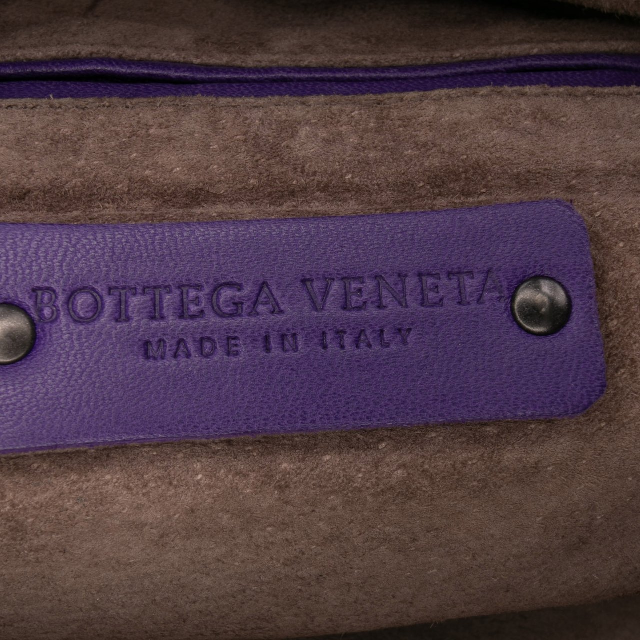 Bottega Veneta Nappa Intrecciato Cube Crossbody Paars