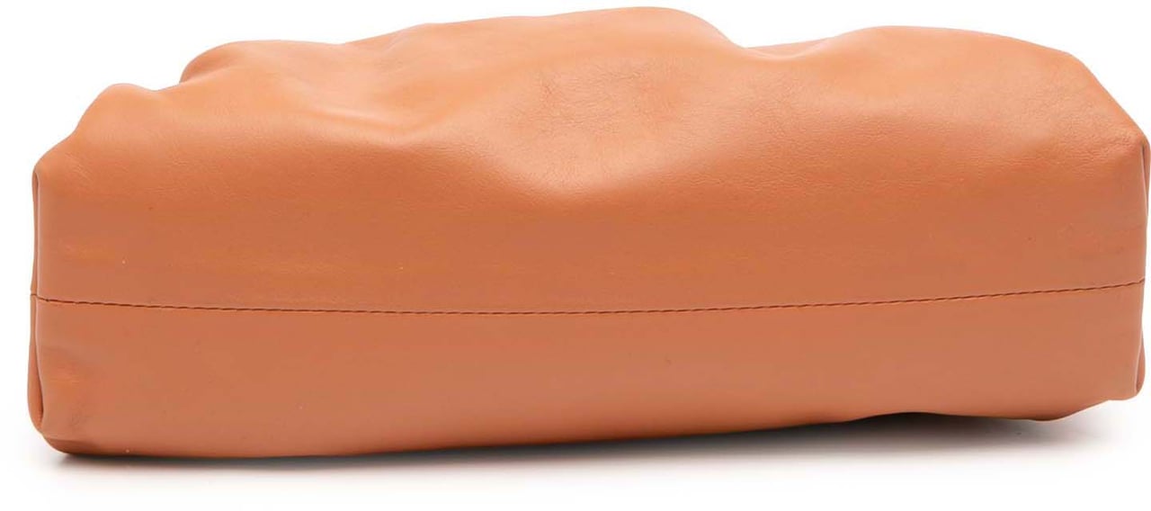 Bottega Veneta Lambskin The Mini Pouch Crossbody Bruin