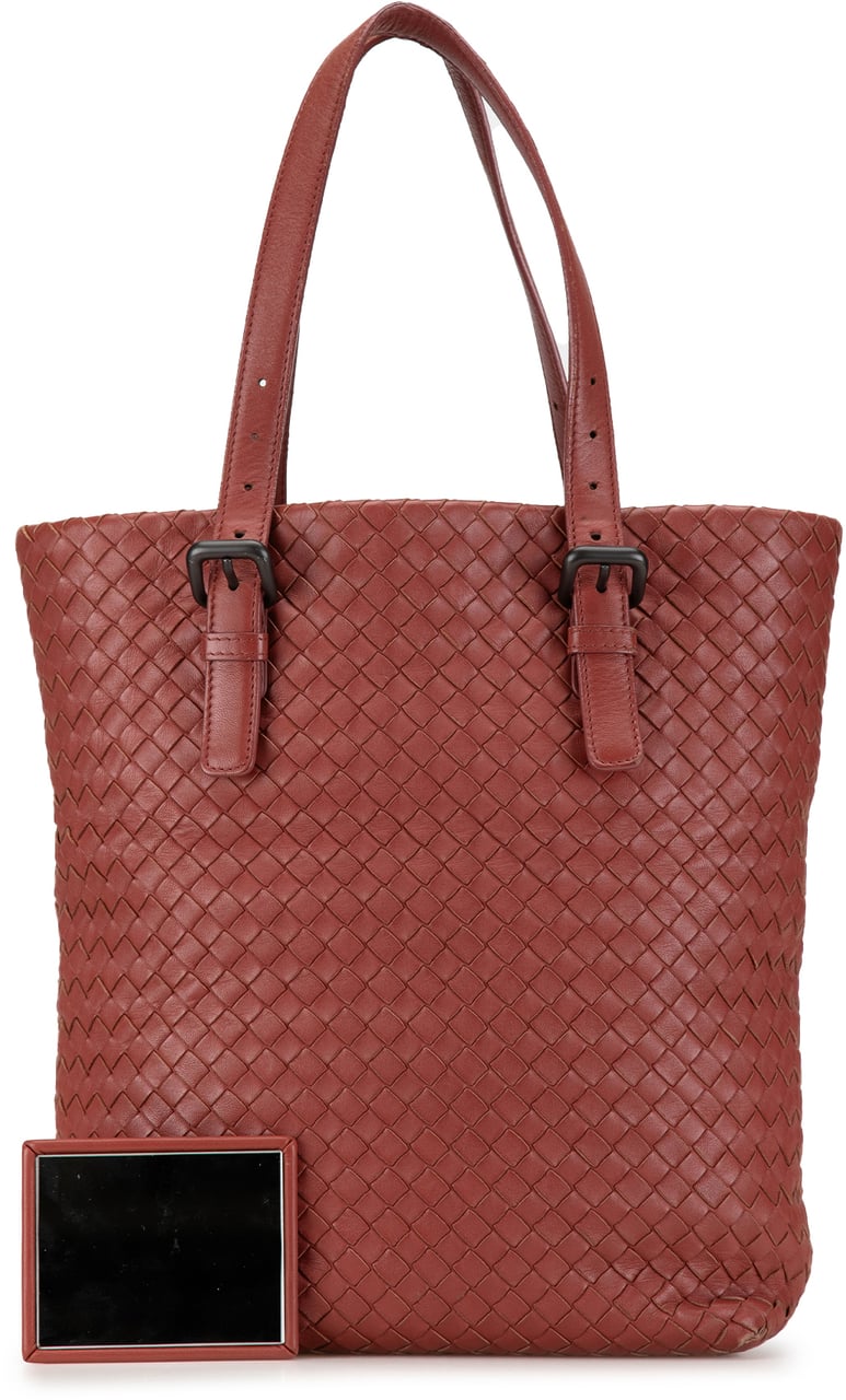 Bottega Veneta Intrecciato Tote Rood