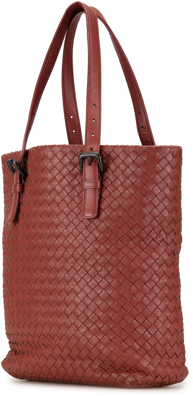 Bottega Veneta Intrecciato Tote Rood