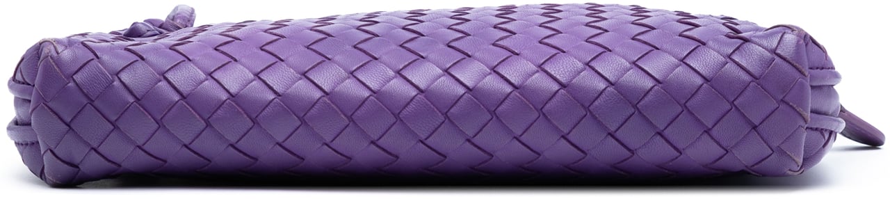 Bottega Veneta Nappa Intrecciato Nodini Crossbody Paars