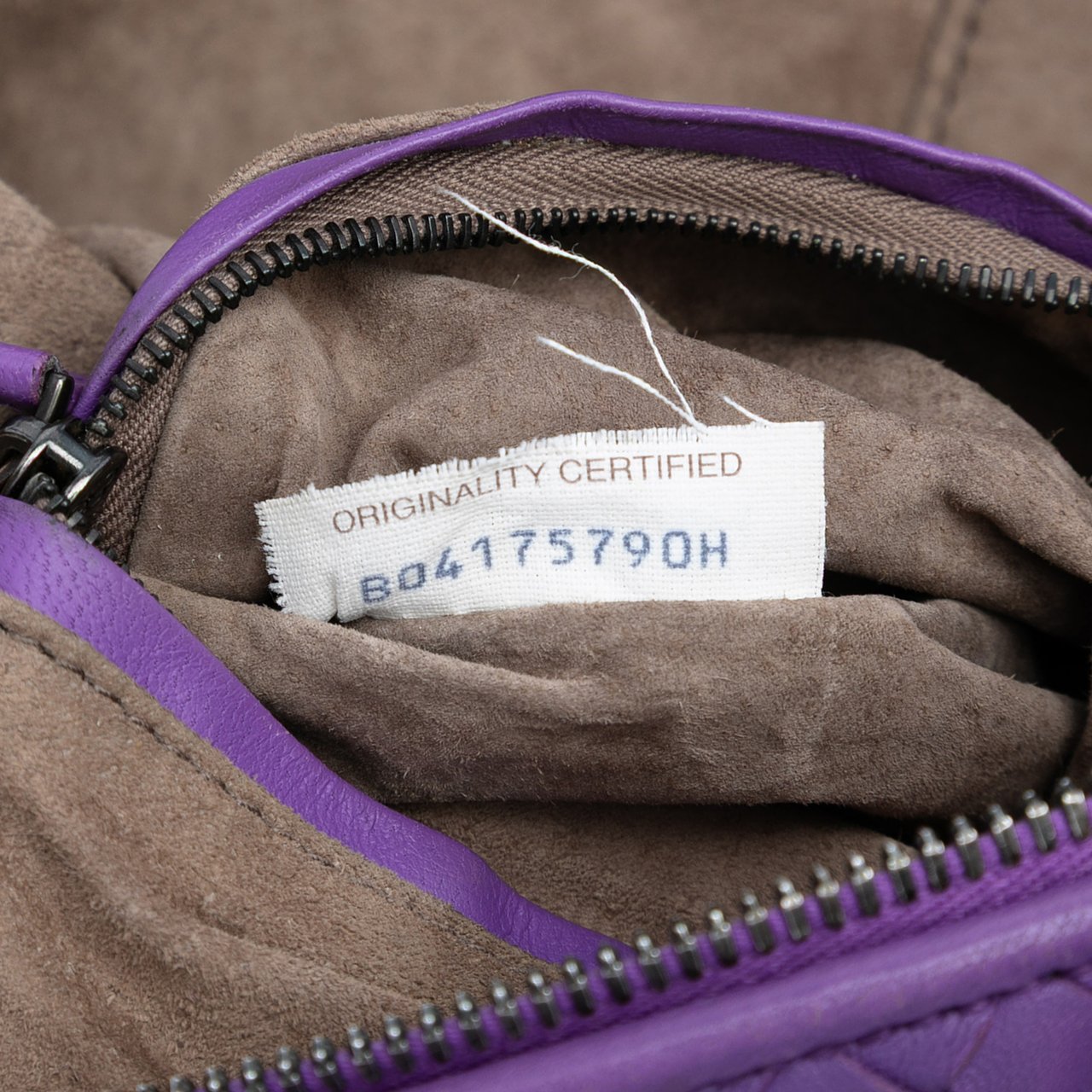 Bottega Veneta Nappa Intrecciato Nodini Crossbody Paars