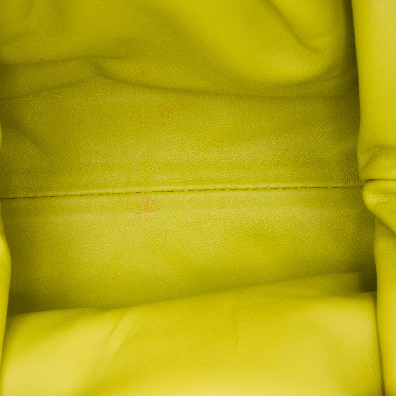 Bottega Veneta Nappa Intrecciato The Mini Pouch Crossbody Geel