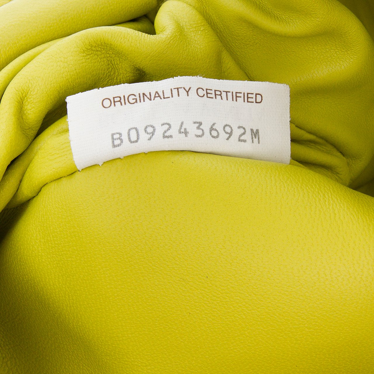 Bottega Veneta Nappa Intrecciato The Mini Pouch Crossbody Geel