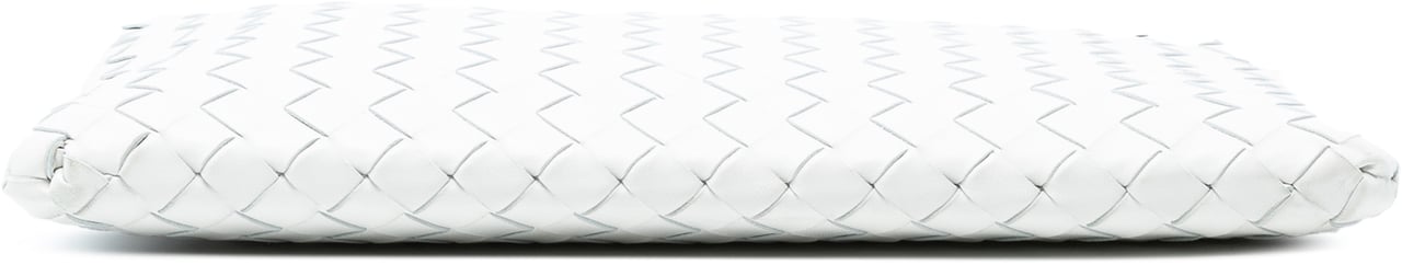 Bottega Veneta Nappa Intrecciato Wristlet Clutch Wit