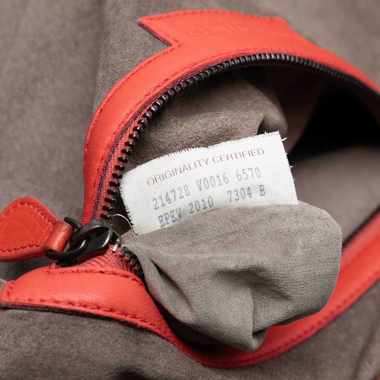 Bottega Veneta Nappa Intrecciato Zip Tote Rood