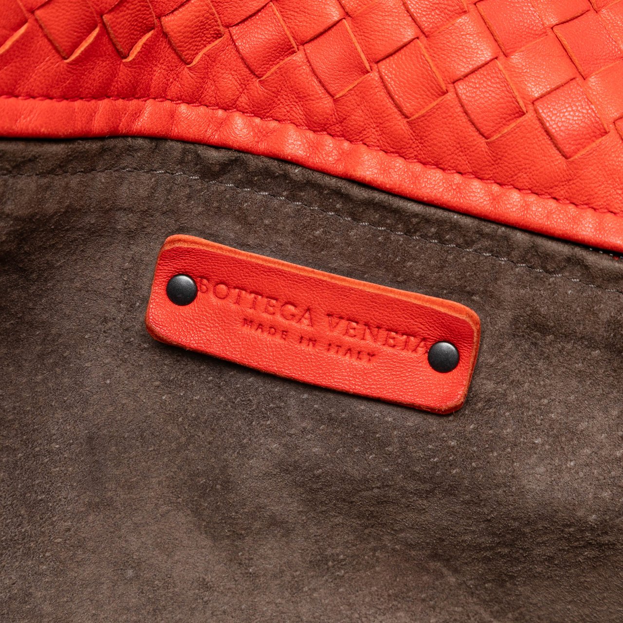 Bottega Veneta Large Nappa Intrecciato Cesta Tote Rood