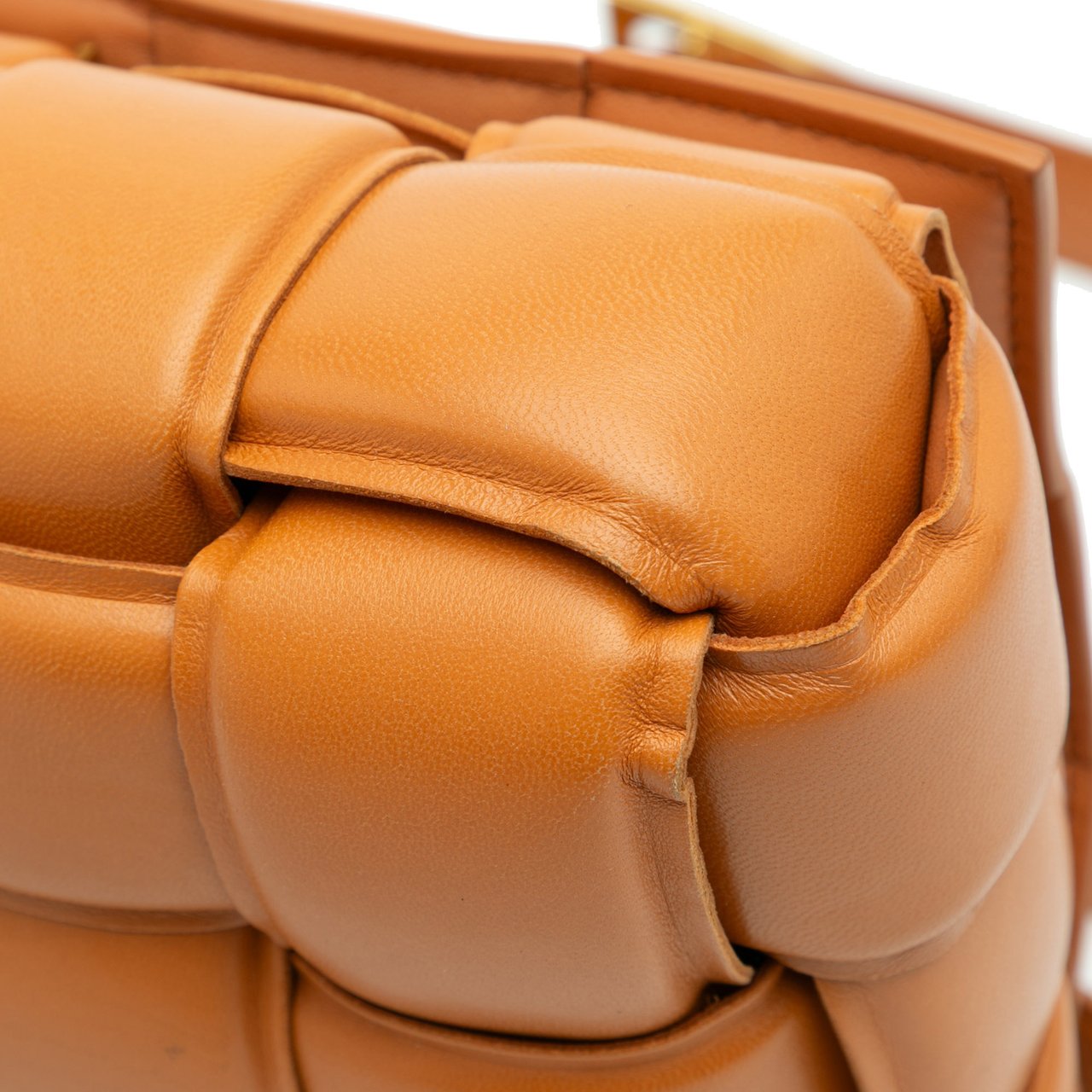 Bottega Veneta Nappa Intrecciato Padded Cassette Crossbody Bruin