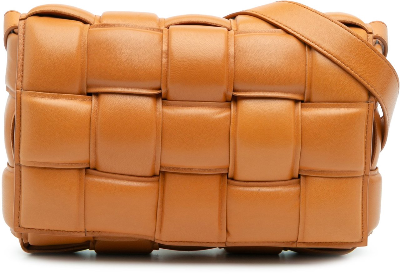 Bottega Veneta Nappa Intrecciato Padded Cassette Crossbody Bruin