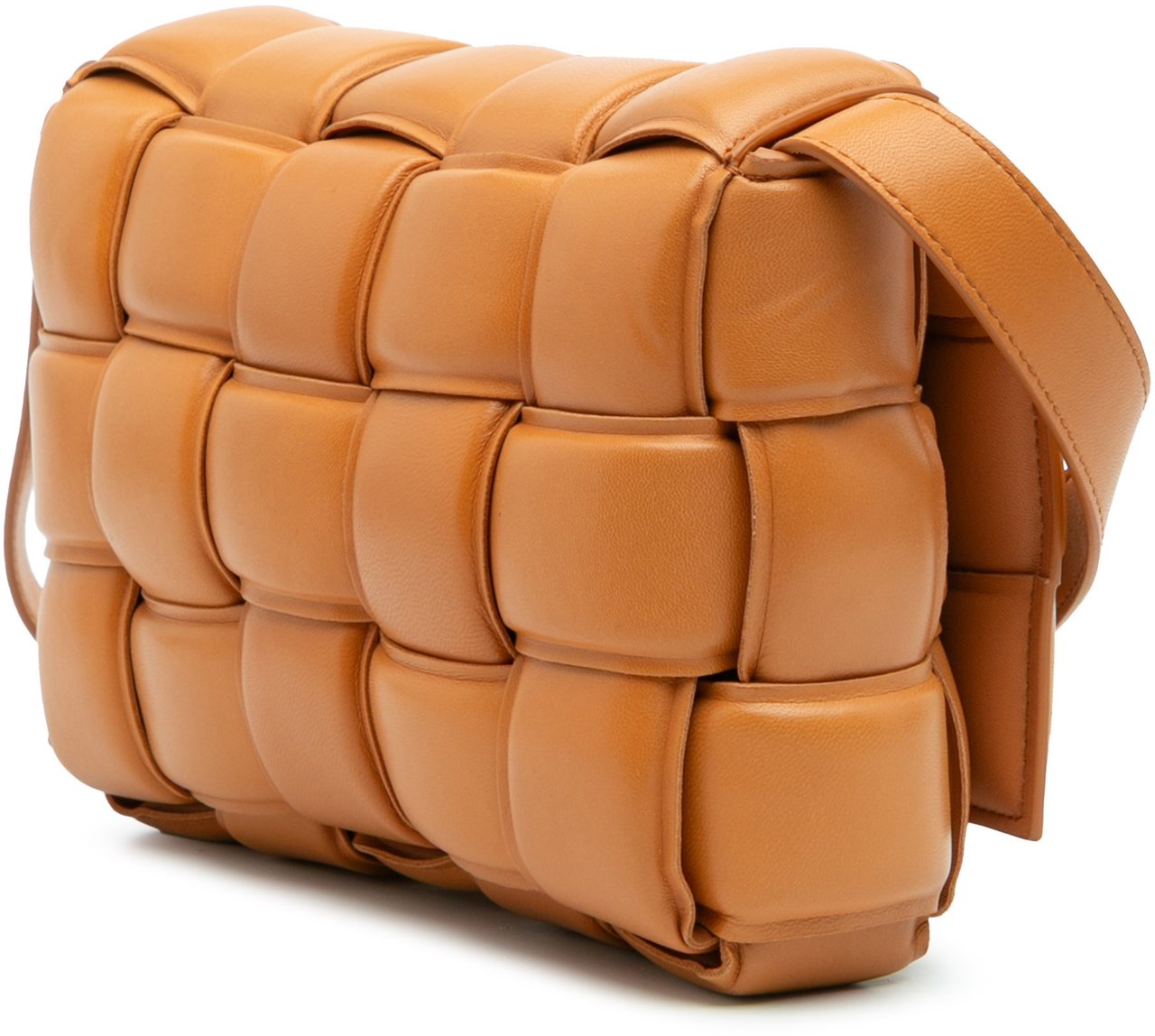 Bottega Veneta Nappa Intrecciato Padded Cassette Crossbody Bruin