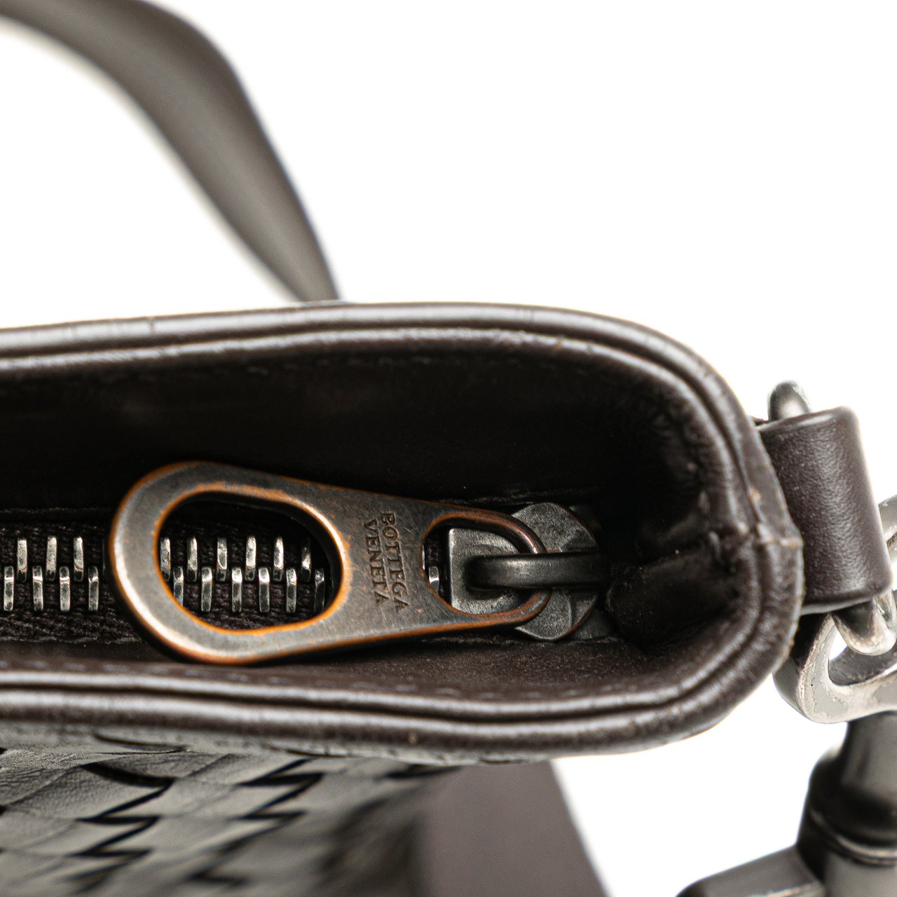 Bottega Veneta Nappa Intrecciato Crossbody Bruin