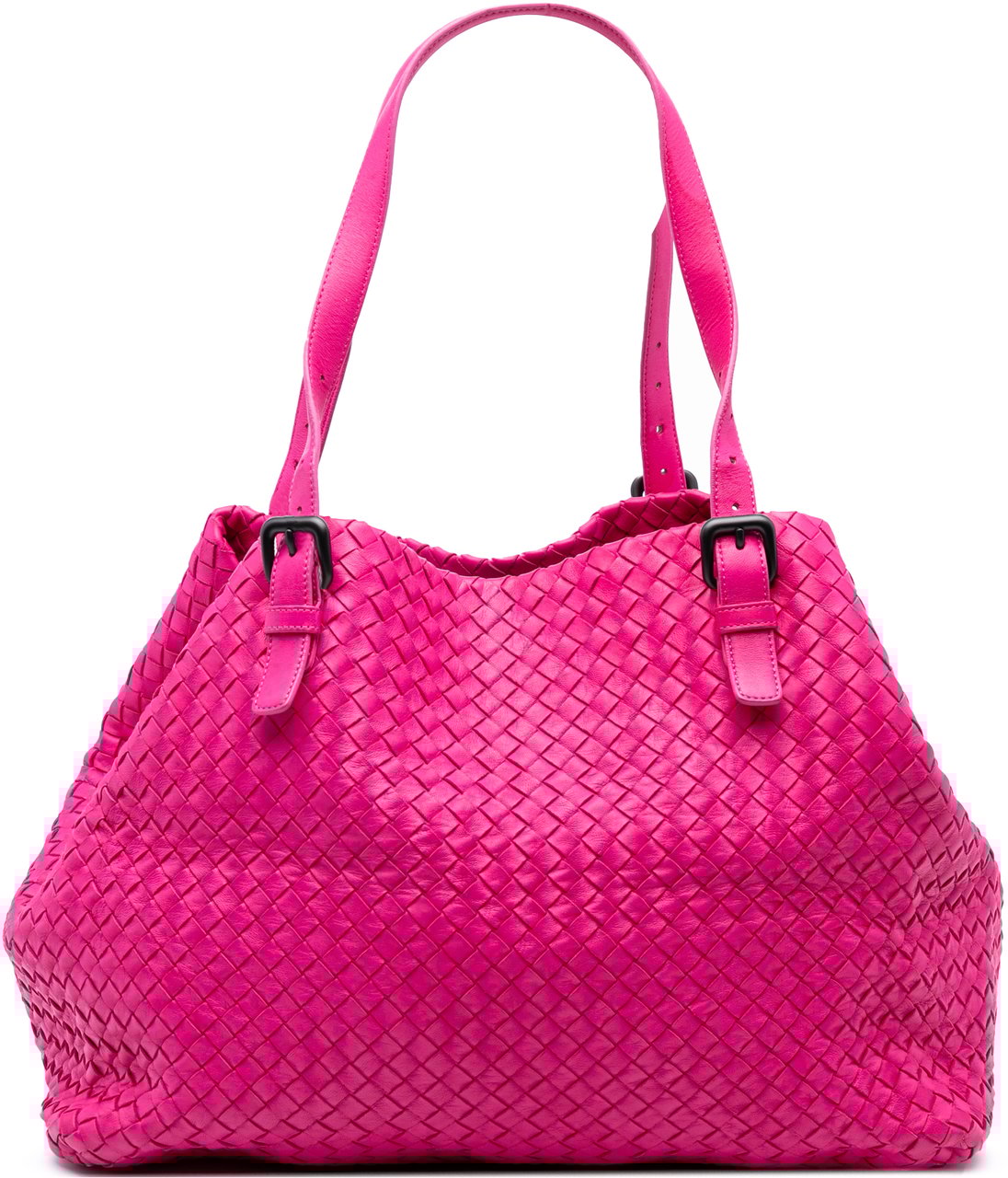 Bottega Veneta Large Nappa Intrecciato Cesta Tote Roze