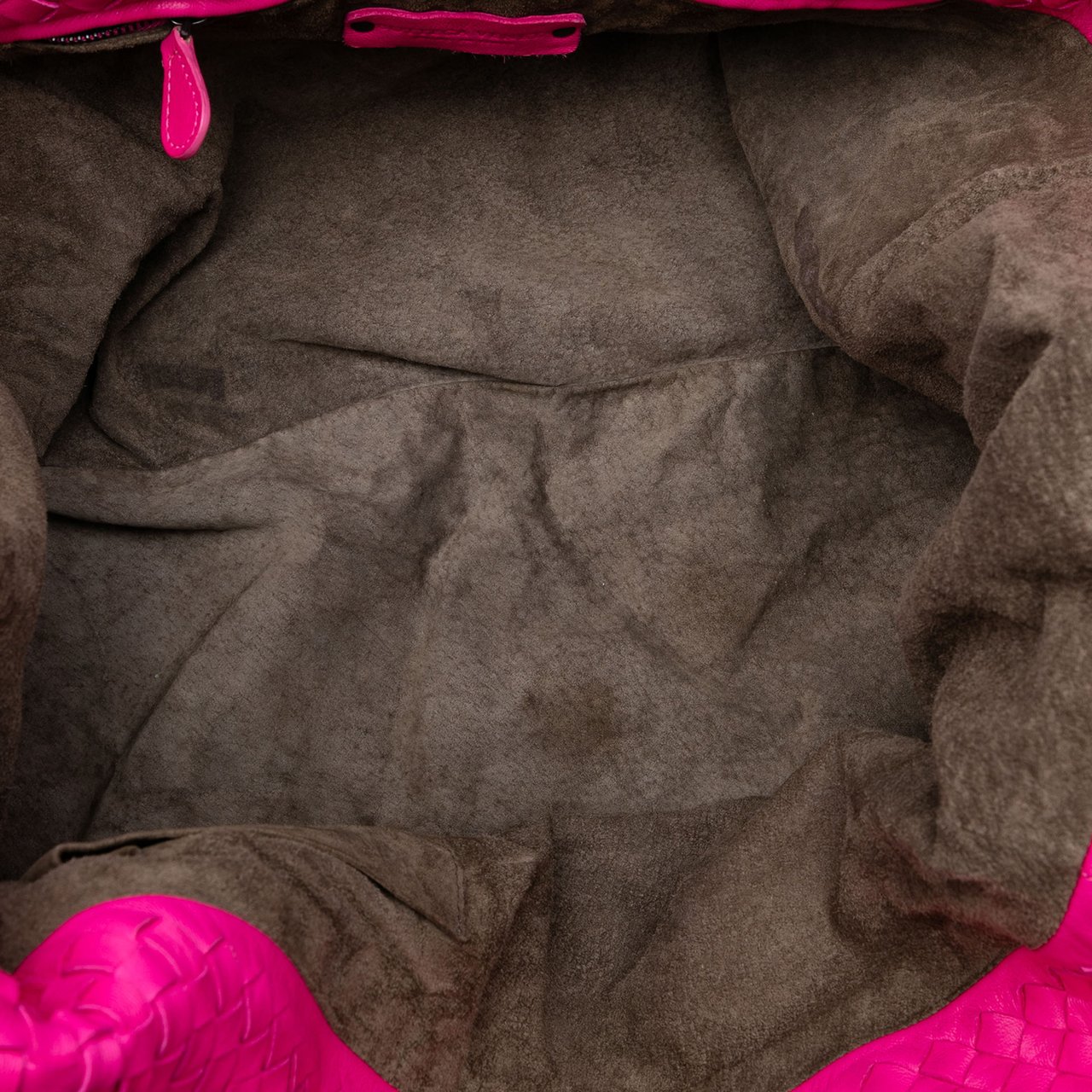 Bottega Veneta Large Nappa Intrecciato Cesta Tote Roze