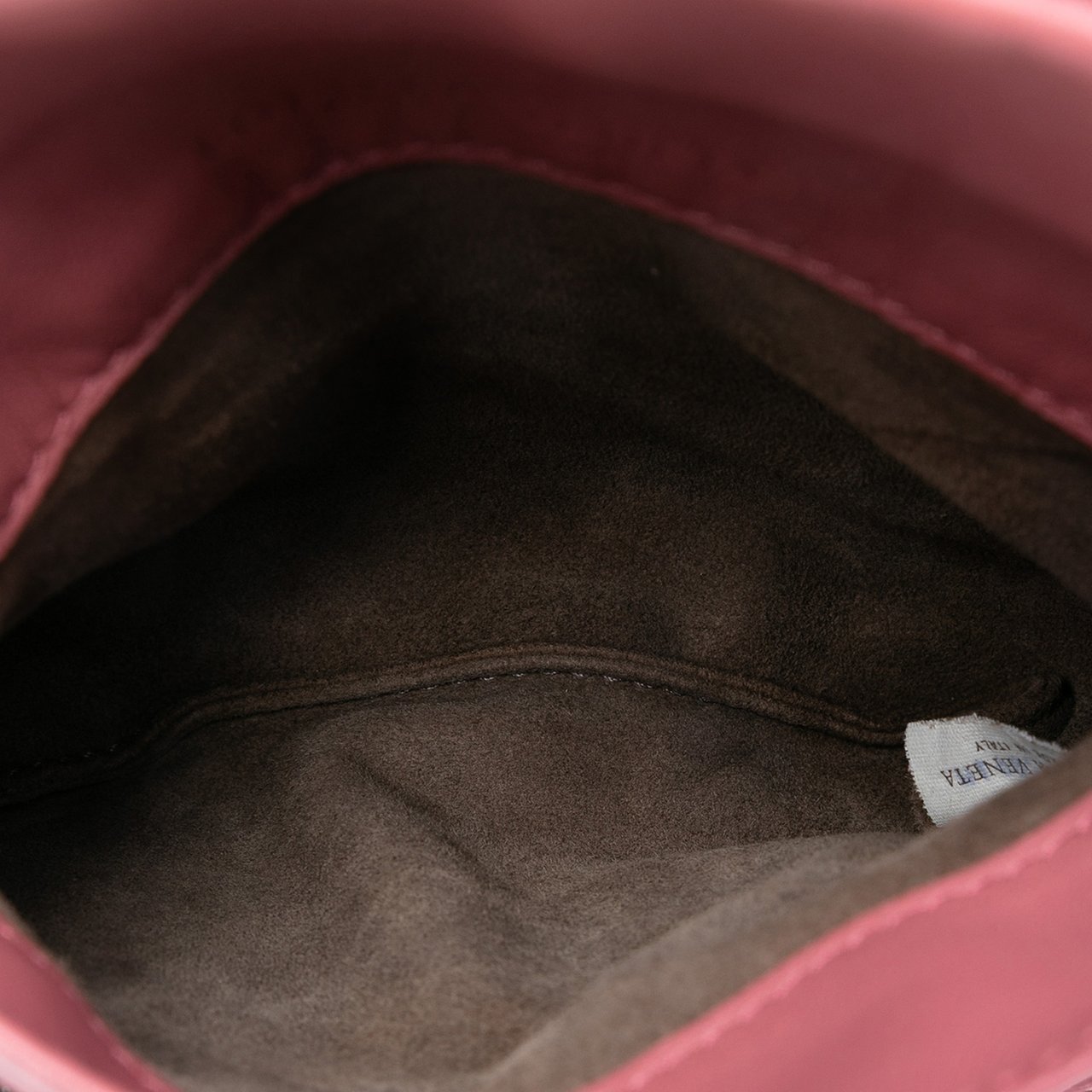 Bottega Veneta Mini Nappa Intrecciato Expandable Chain Crossbody Roze