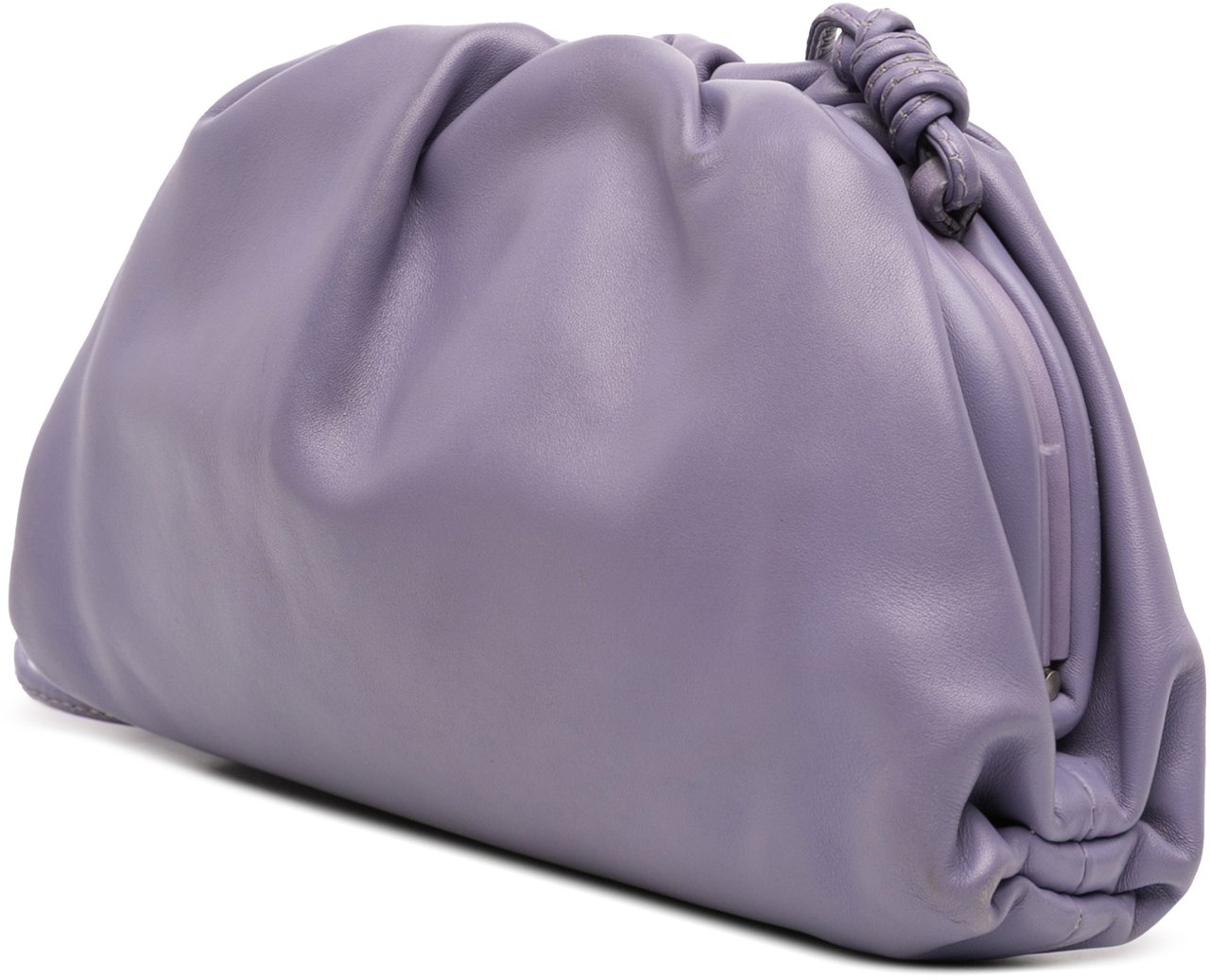 Bottega Veneta Lambskin The Mini Pouch Crossbody Paars