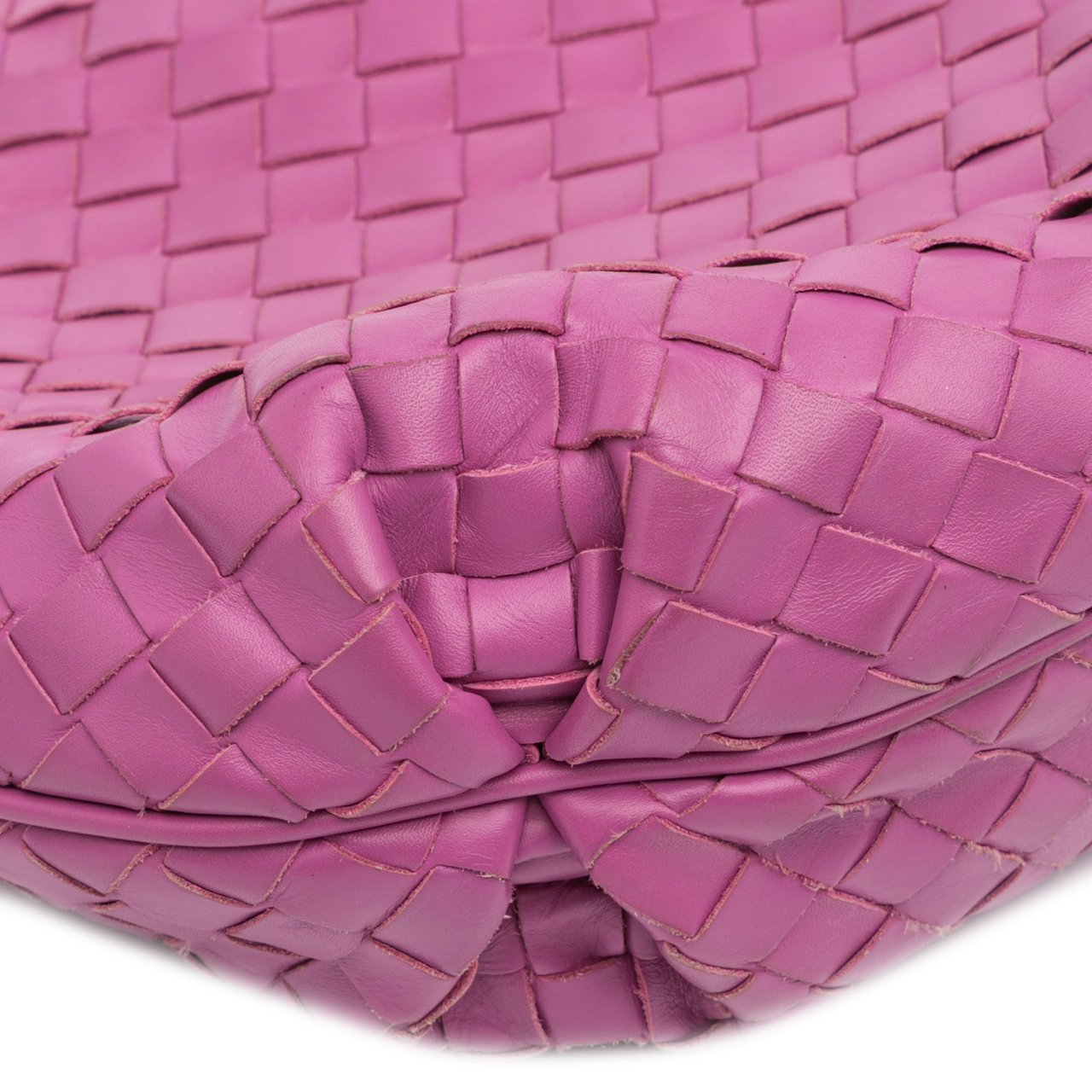 Bottega Veneta Nappa Intrecciato Crossbody Paars