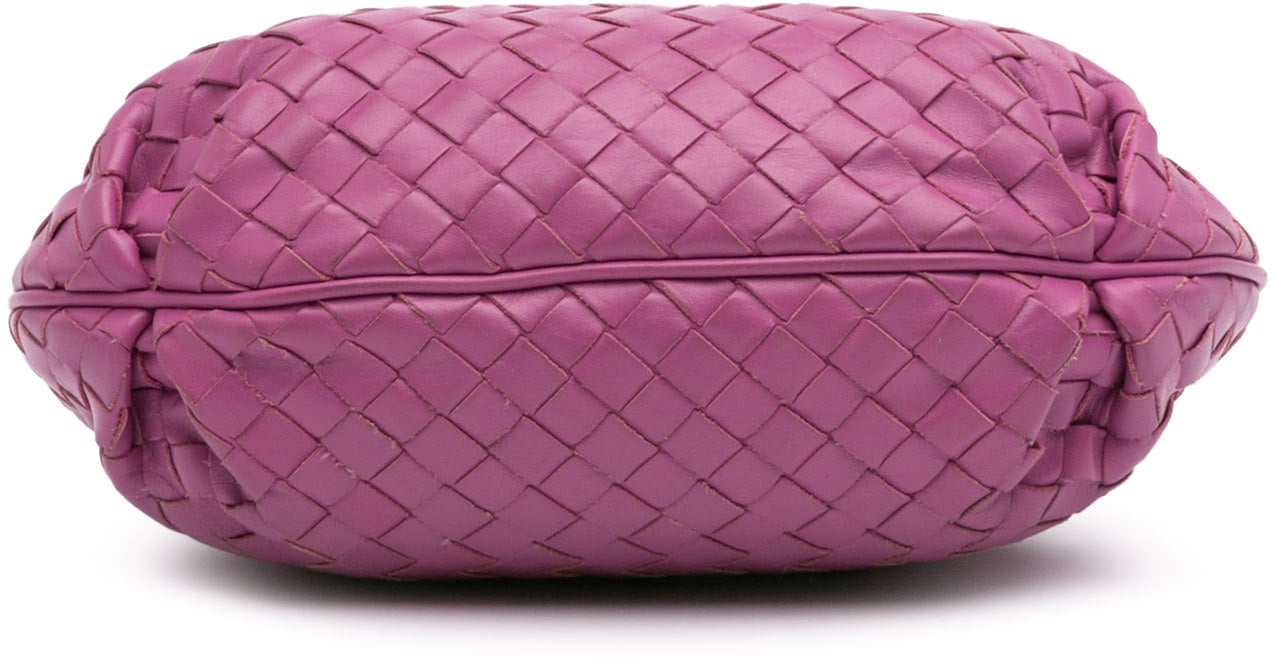 Bottega Veneta Nappa Intrecciato Crossbody Paars