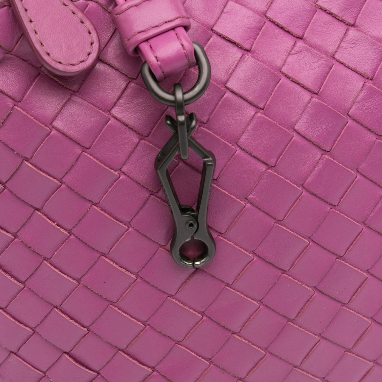 Bottega Veneta Nappa Intrecciato Crossbody Paars