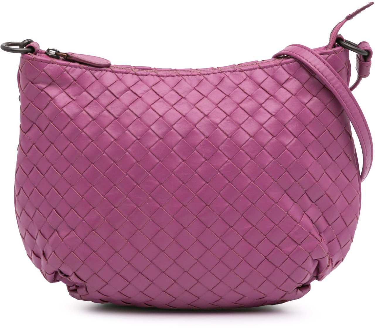 Bottega Veneta Nappa Intrecciato Crossbody Paars